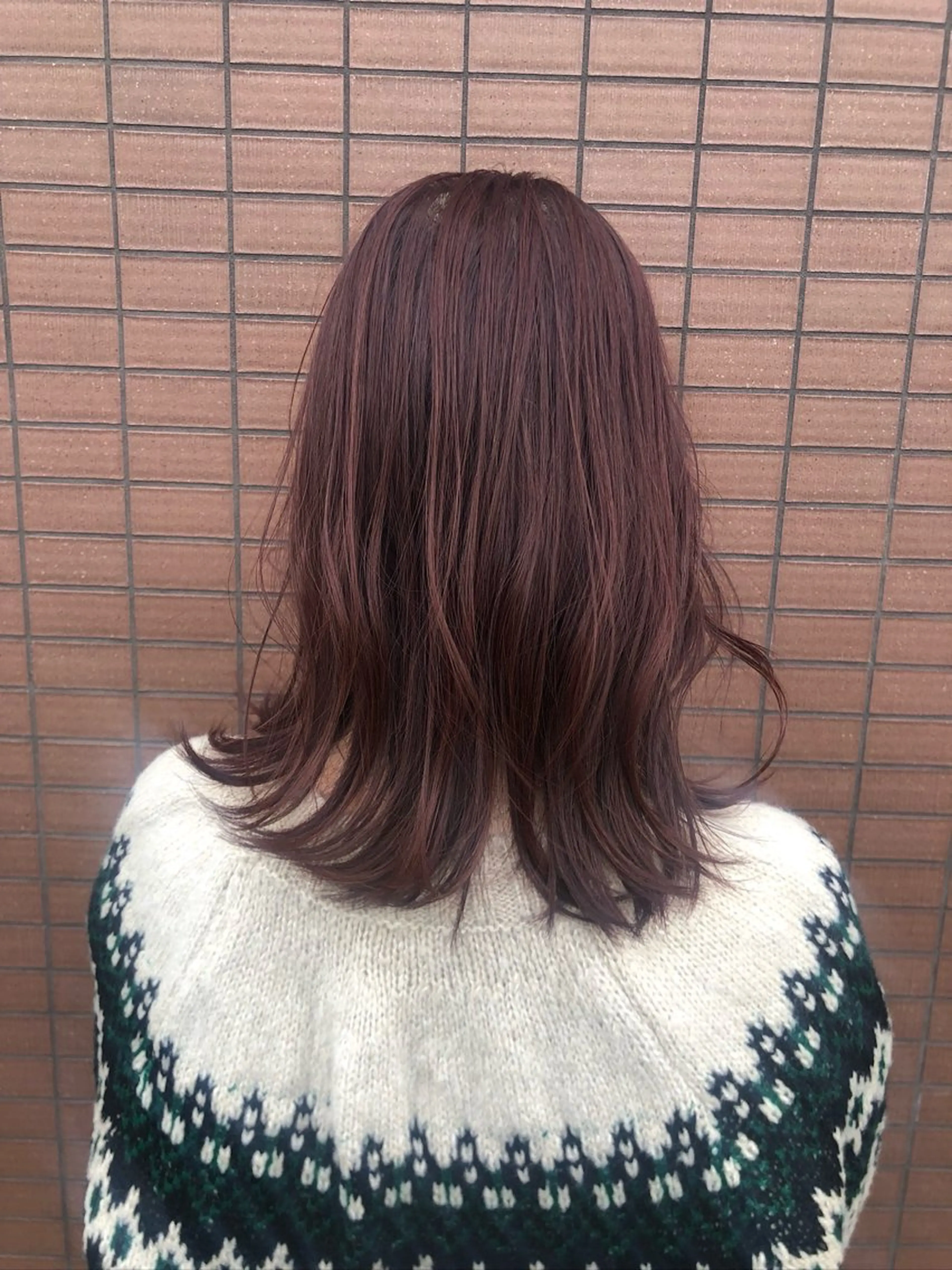 ミディアム カラー ヘアカラー トリートメント 浦野 阿貴のヘアスタイル