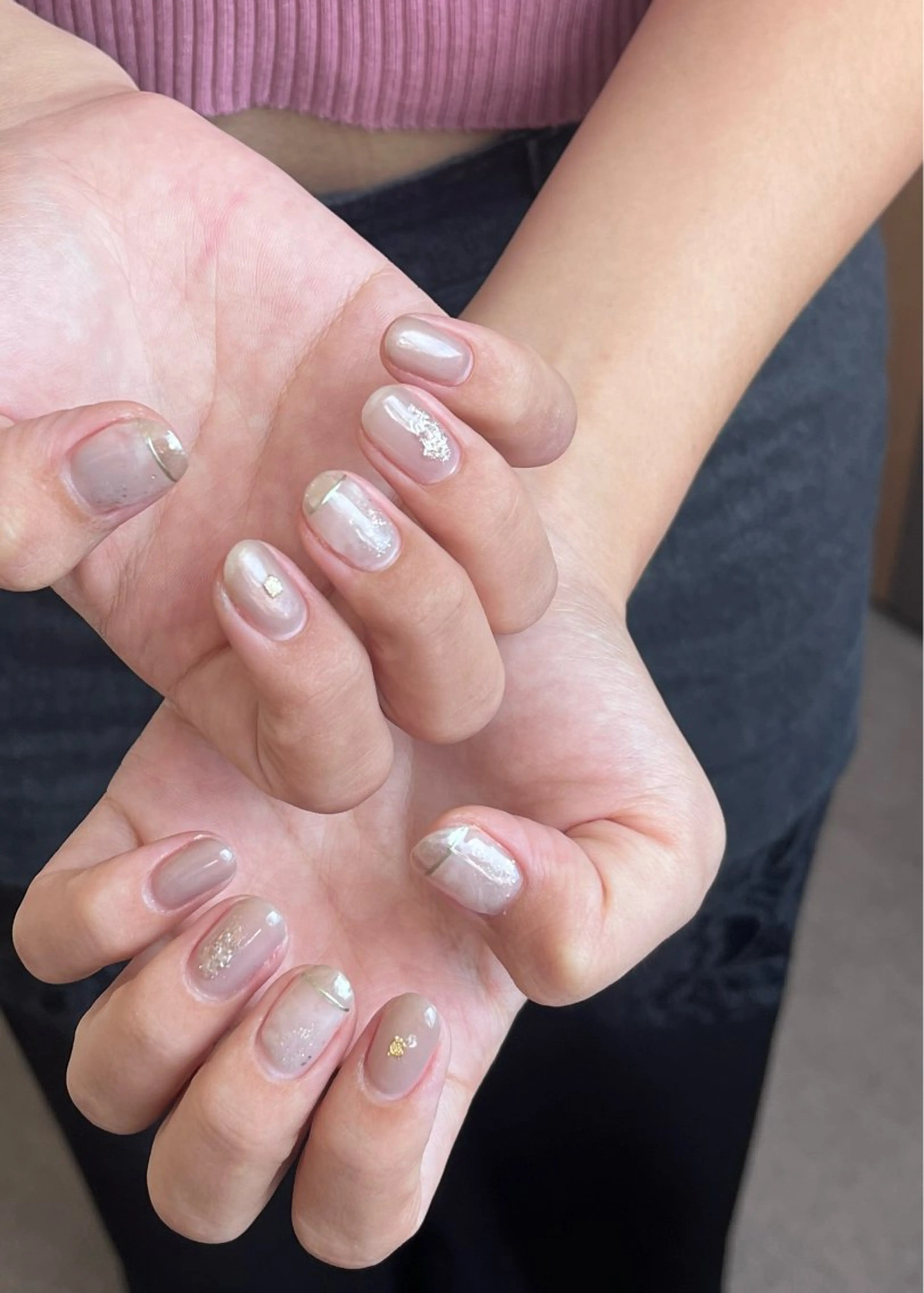 ネイル ニュアンスネイル ハンドネイル May 昭和町/阿倍野のネイルデザイン