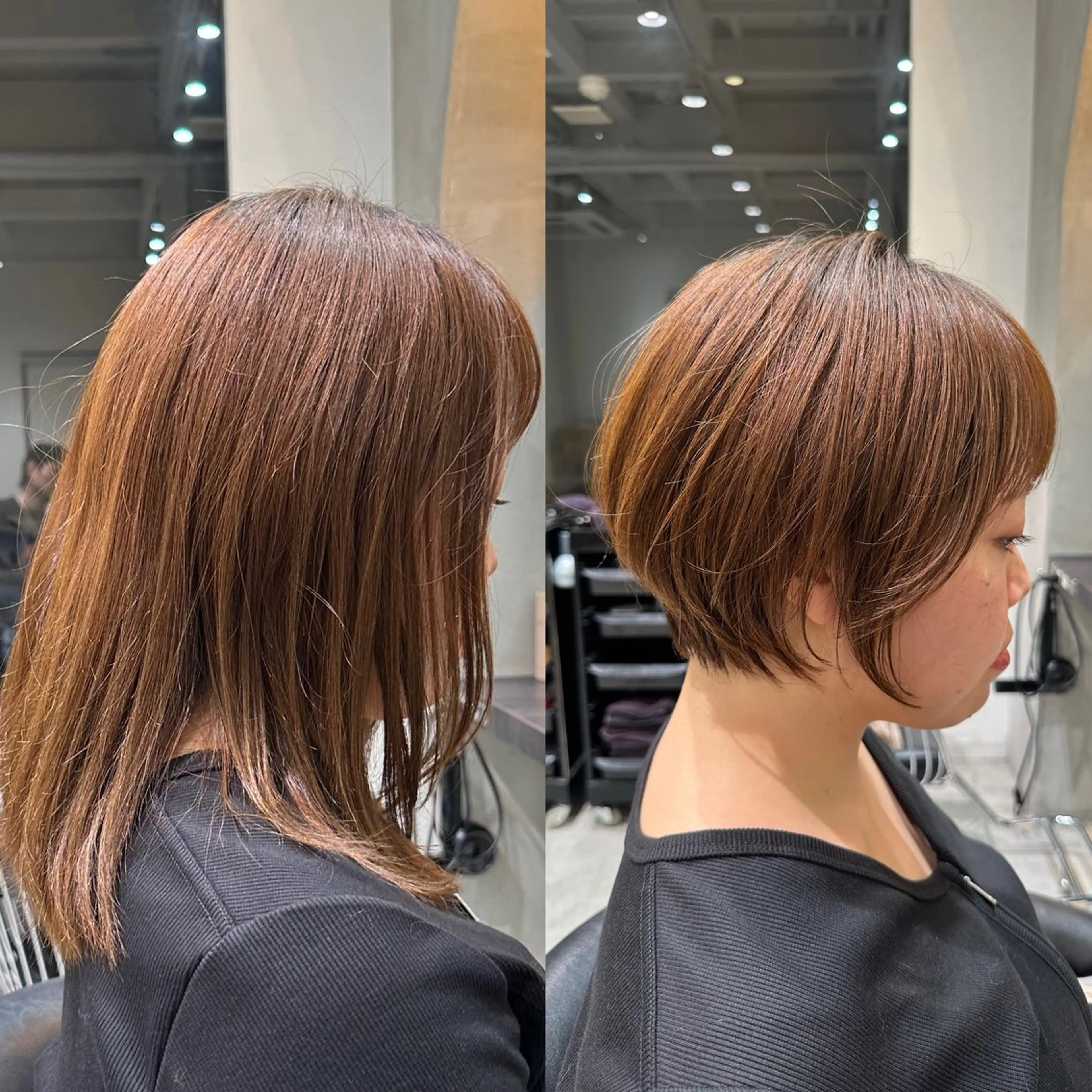 ショート ボブ 顔周りカット 髪質改善 ショートヘア 縮毛矯正 カット ヘアカラー トリートメント ヘッドスパ taiga レイヤー /髪質改善/矯正🌈のヘアスタイル