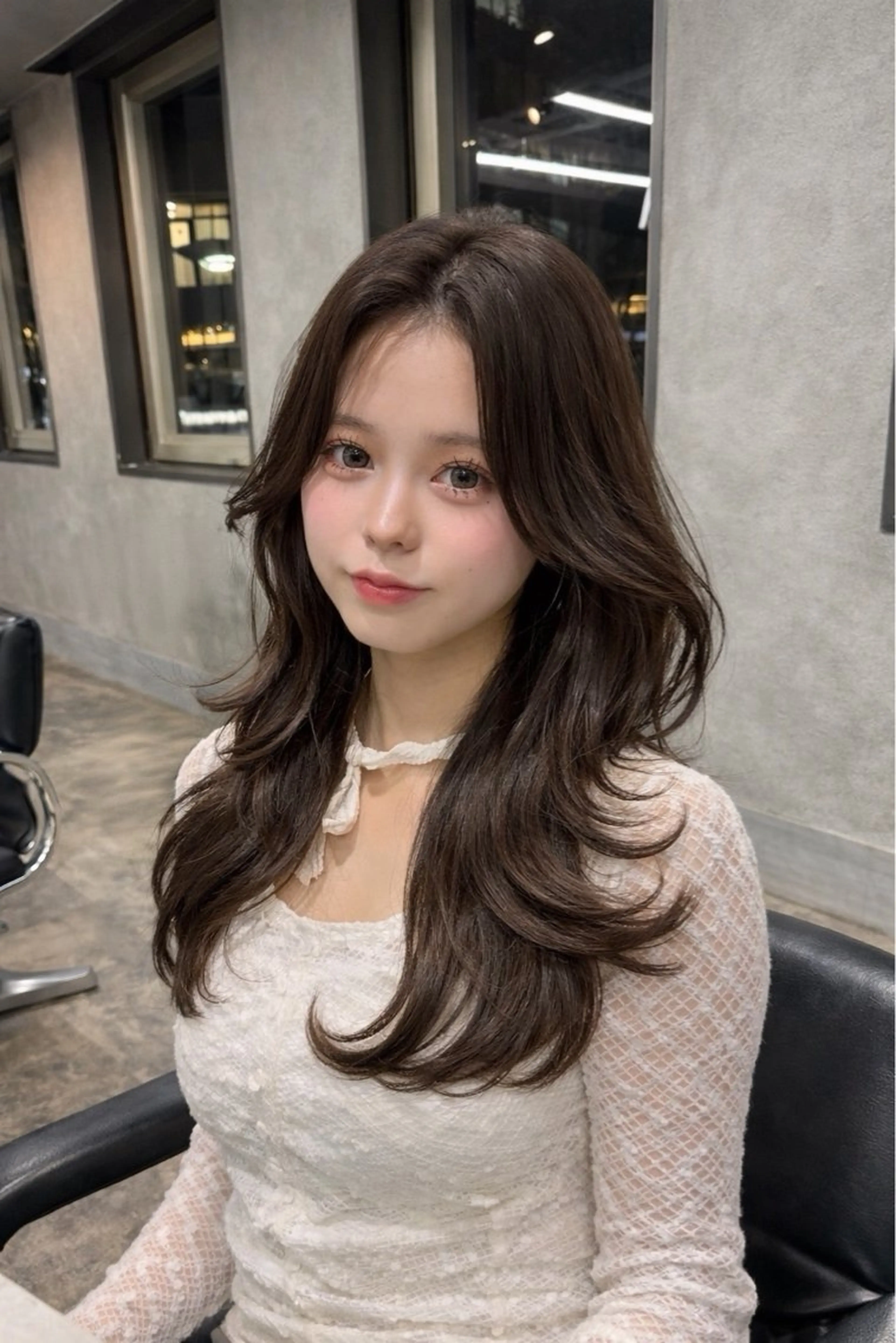 セミロング レイヤーカット 鈴木 悠大のヘアスタイル