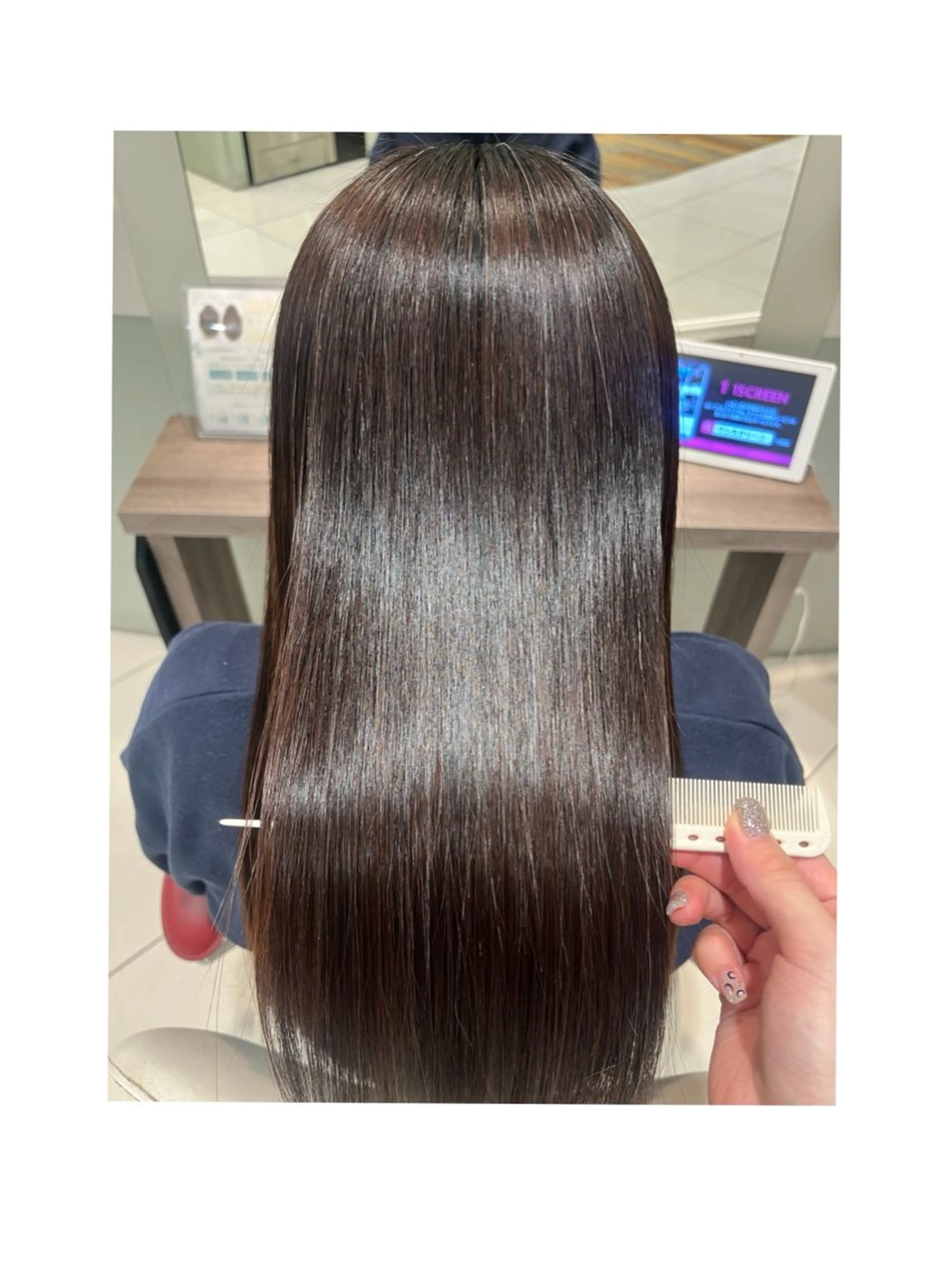 ロング くせ毛 縮毛矯正 カット 縮毛矯正 TSUKADA MIYUKIのヘアスタイル