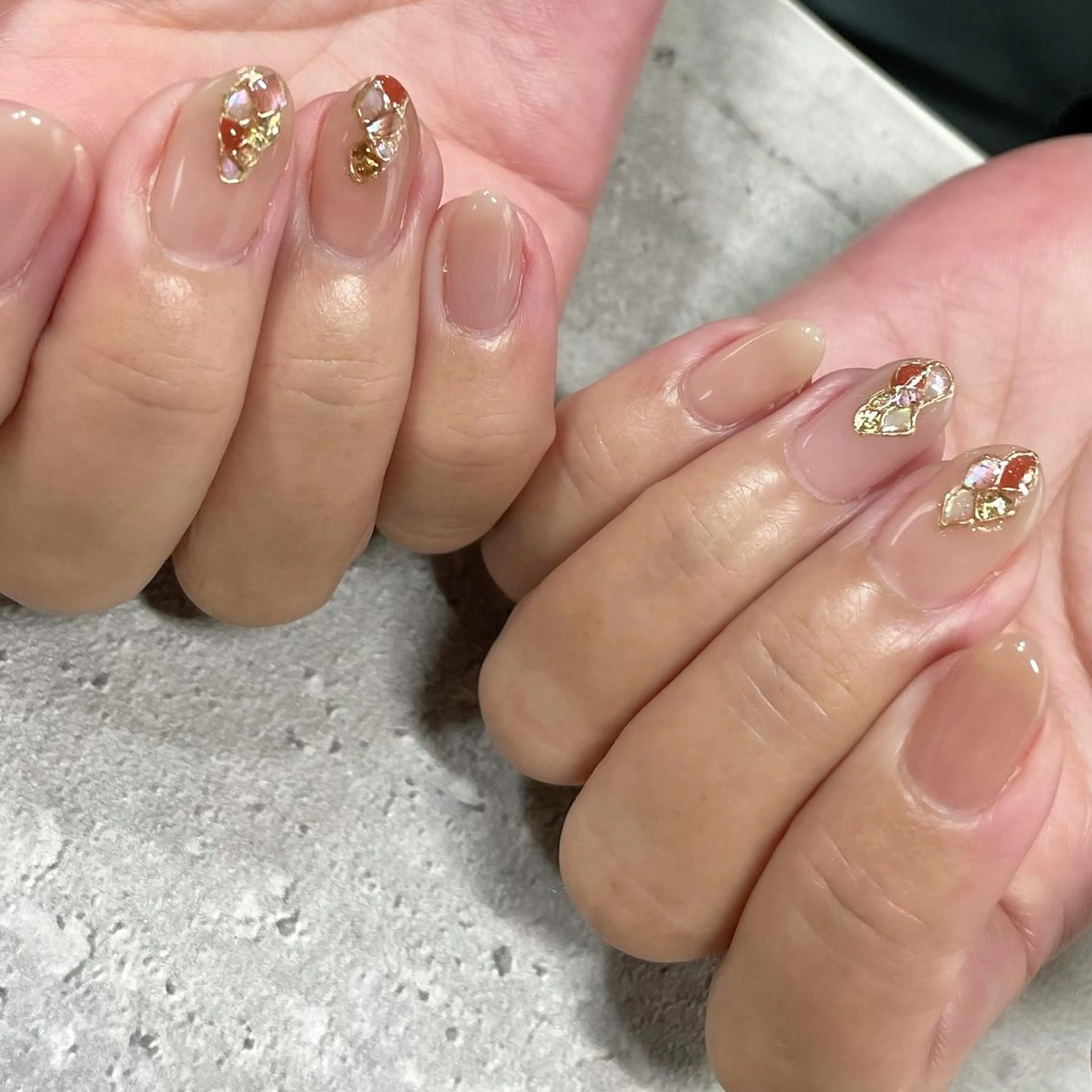 ネイル ジェルネイル 東 千夏のネイルデザイン