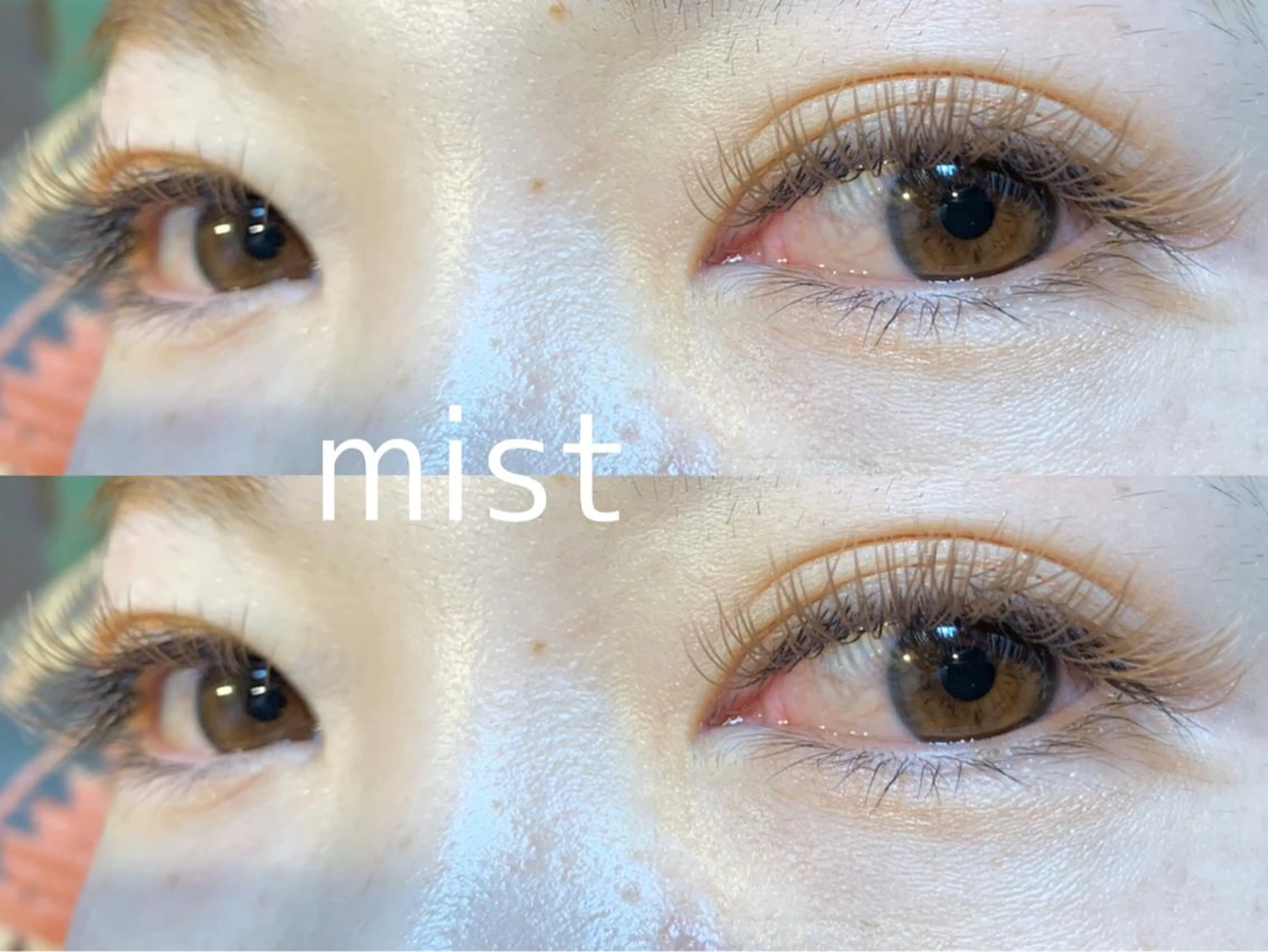 マツエク・マツパ カラーマツエク マツエク mist AYA 🏝️eyelashのマツエク・マツパデザイン