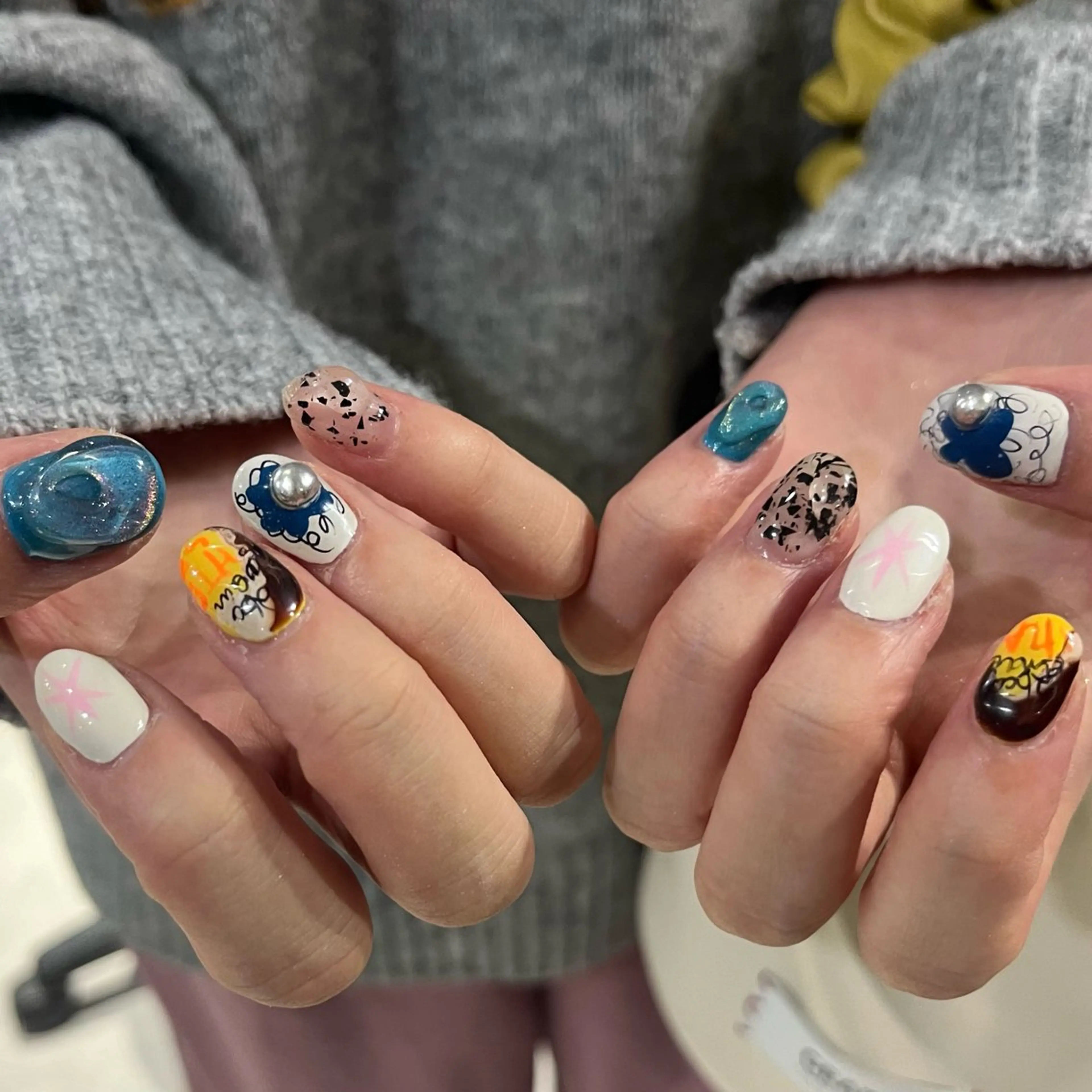 ネイル ハンドネイル フットネイル Kei 個性派ネイルのネイルデザイン