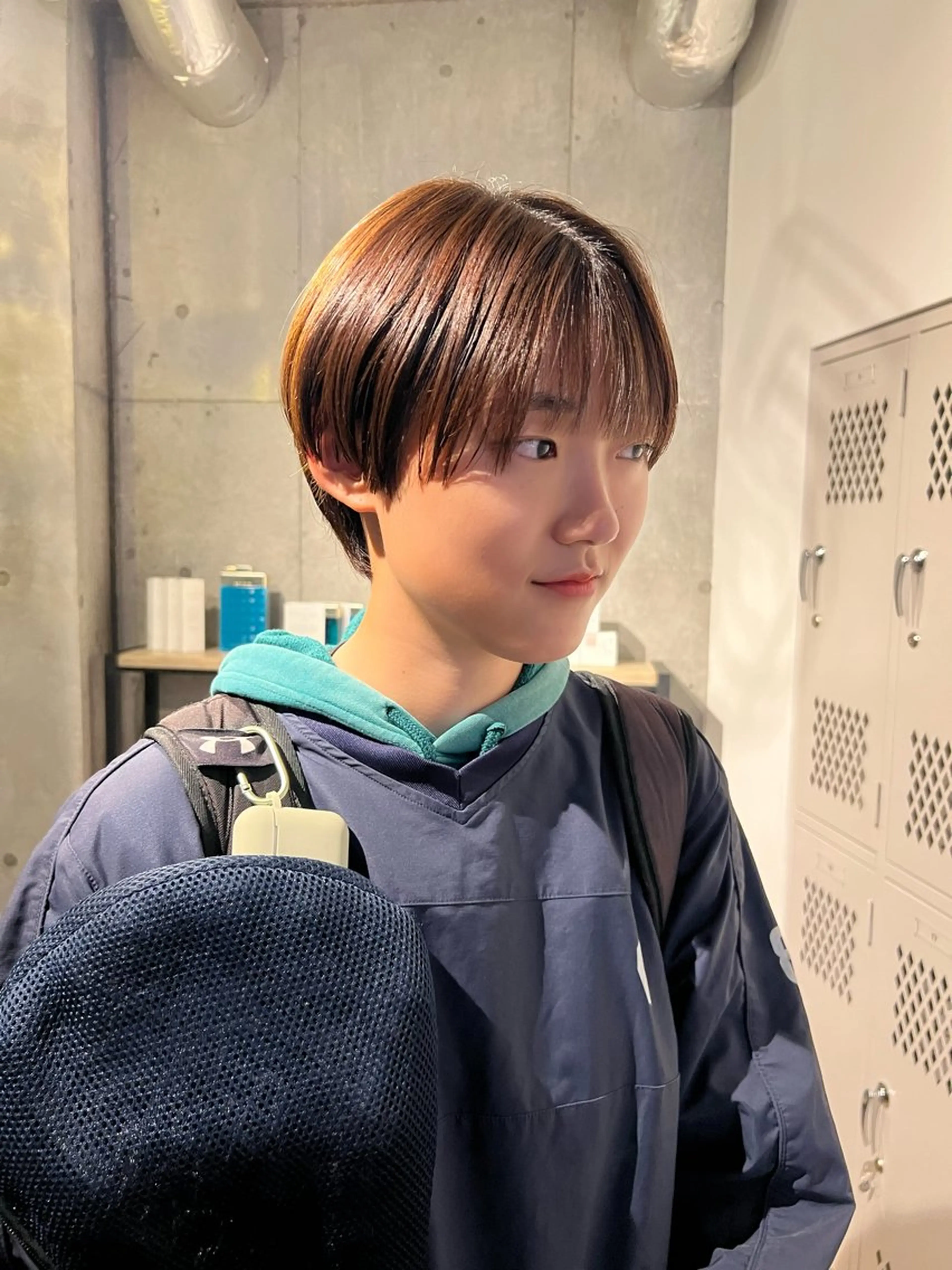 ショート カラー パーマ ヘアアレンジ ハンサムショート 丸みショート くびれヘア ショートヘア ショートヘア原宿 fifth コシのヘアスタイル