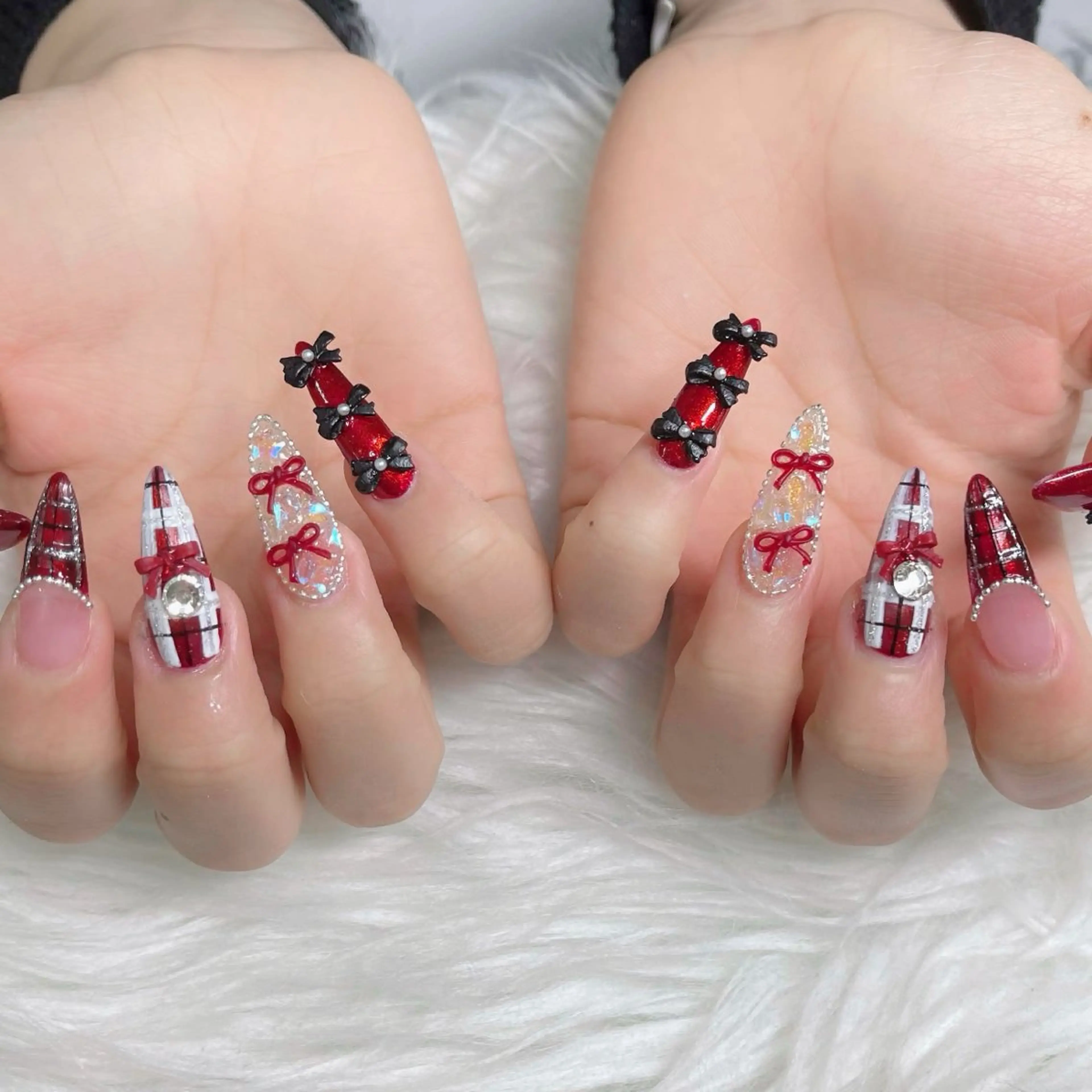 ネイル フットネイル フレンチネイル グラデーション 韓国ネイル ロングネイル ハンドネイル Hani Nail Salonのネイルデザイン