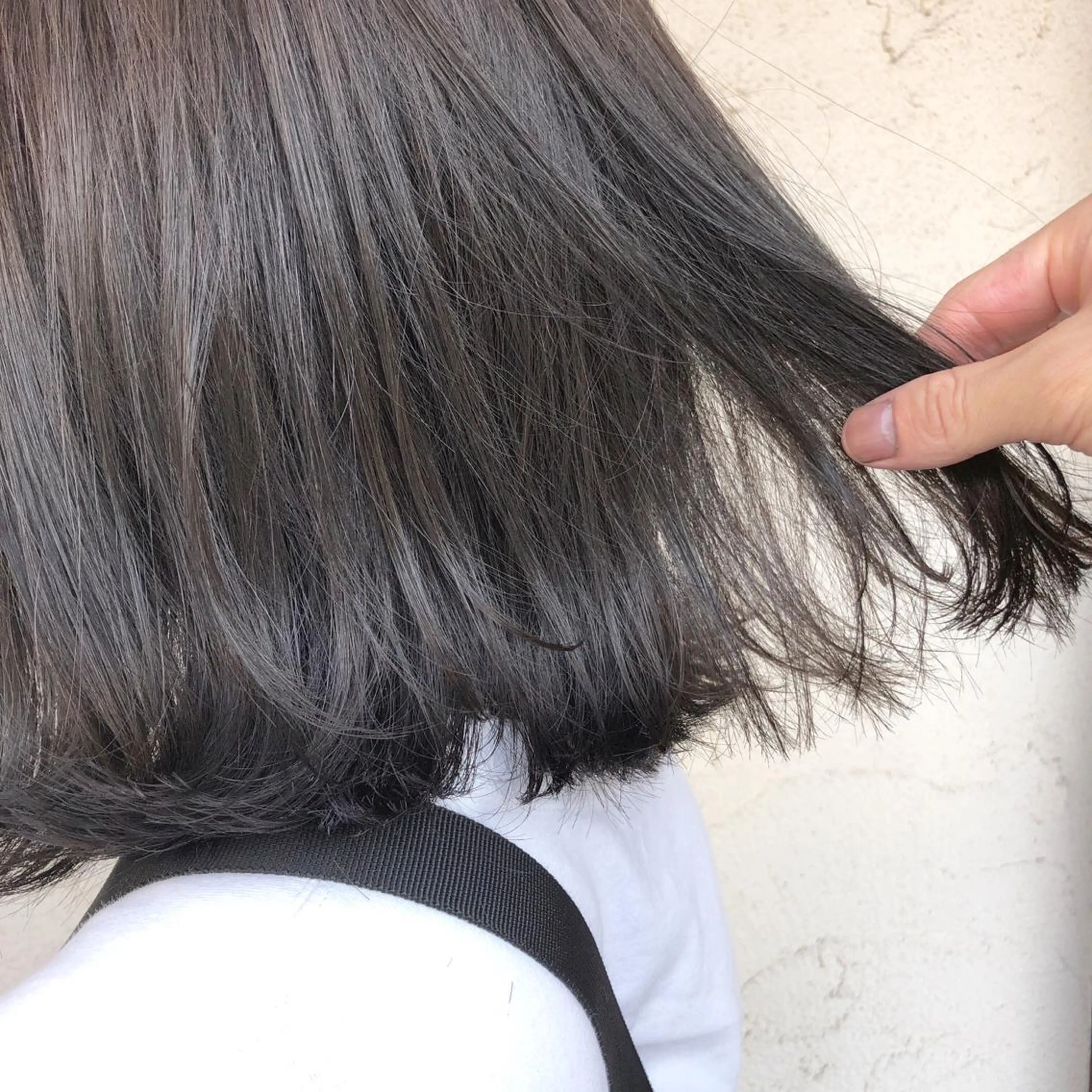 ミディアム カラー ブリーチ ブリーチなしカラー カット ヘアカラー トリートメント ヘアセット 艶髪育成サロン 京橋　shinのヘアスタイル