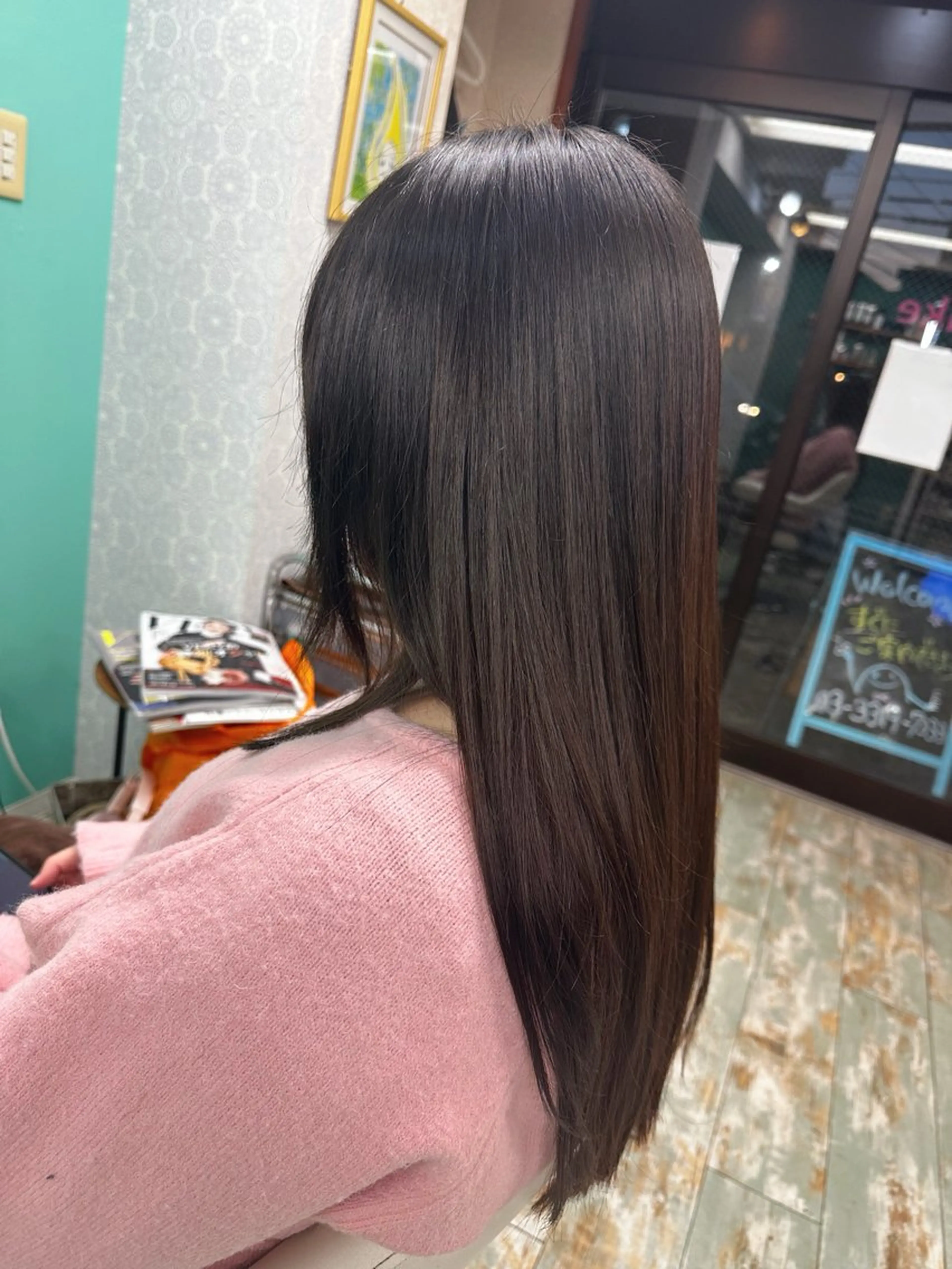 ロング トリートメント 三原 友美のヘアスタイル