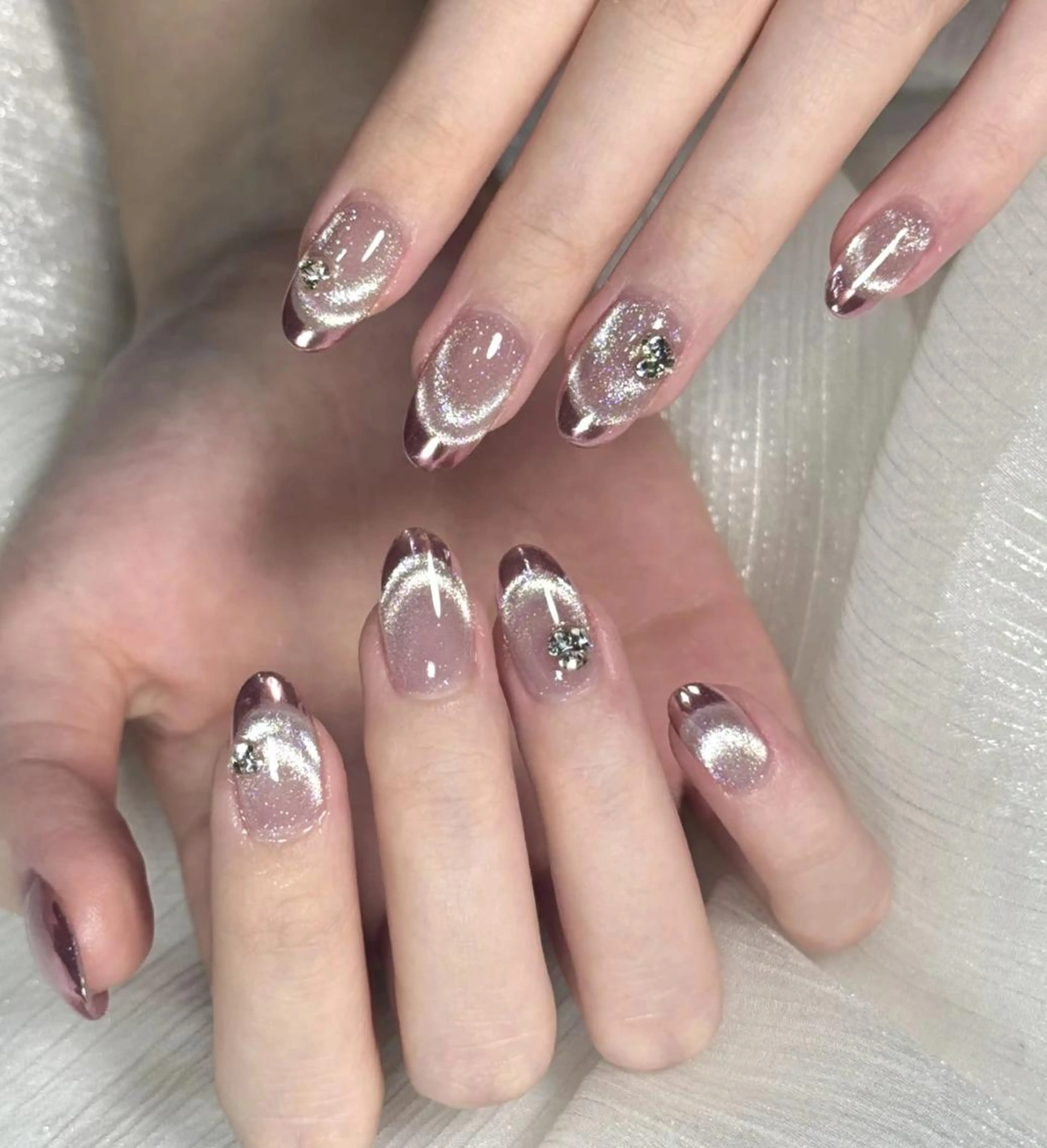 ネイル ハンドネイル ハンドケア 🍑 momo_nailのネイルデザイン