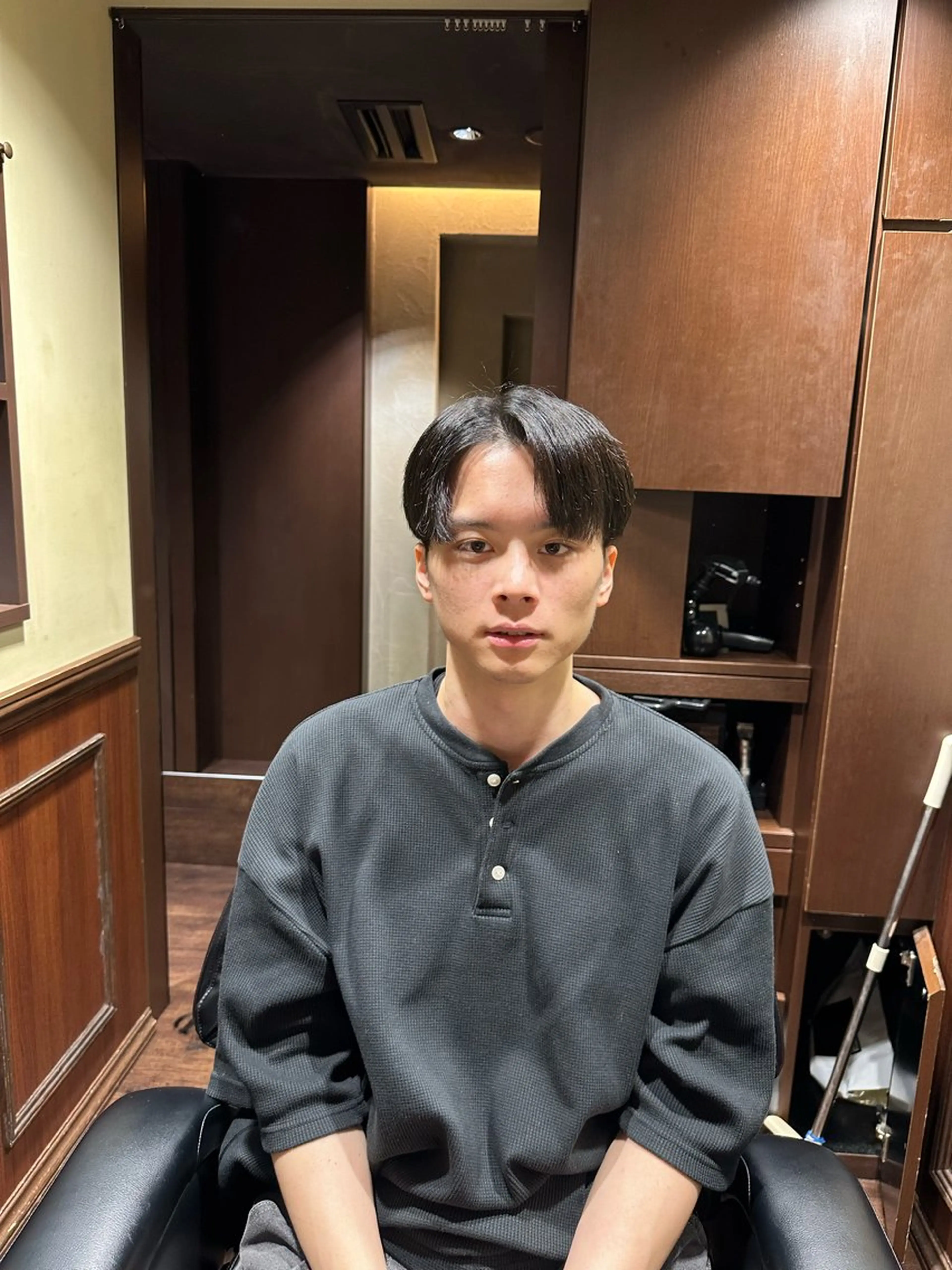 ミディアム HIROGINZA バーバーショップ　川崎店所属・七澤 颯太のヘアスタイル