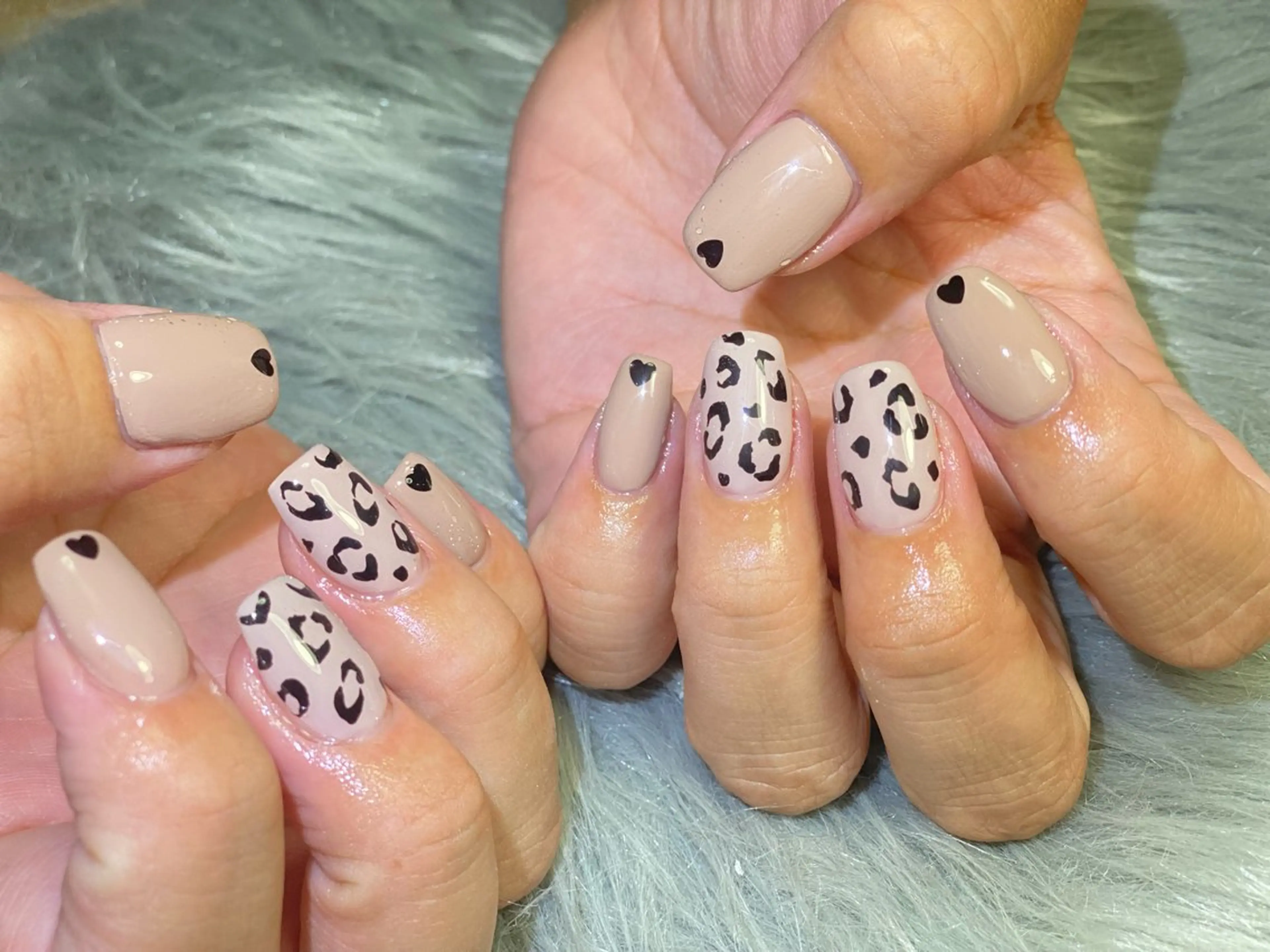 ネイル ハート スクエアネイル will 有希のネイルデザイン