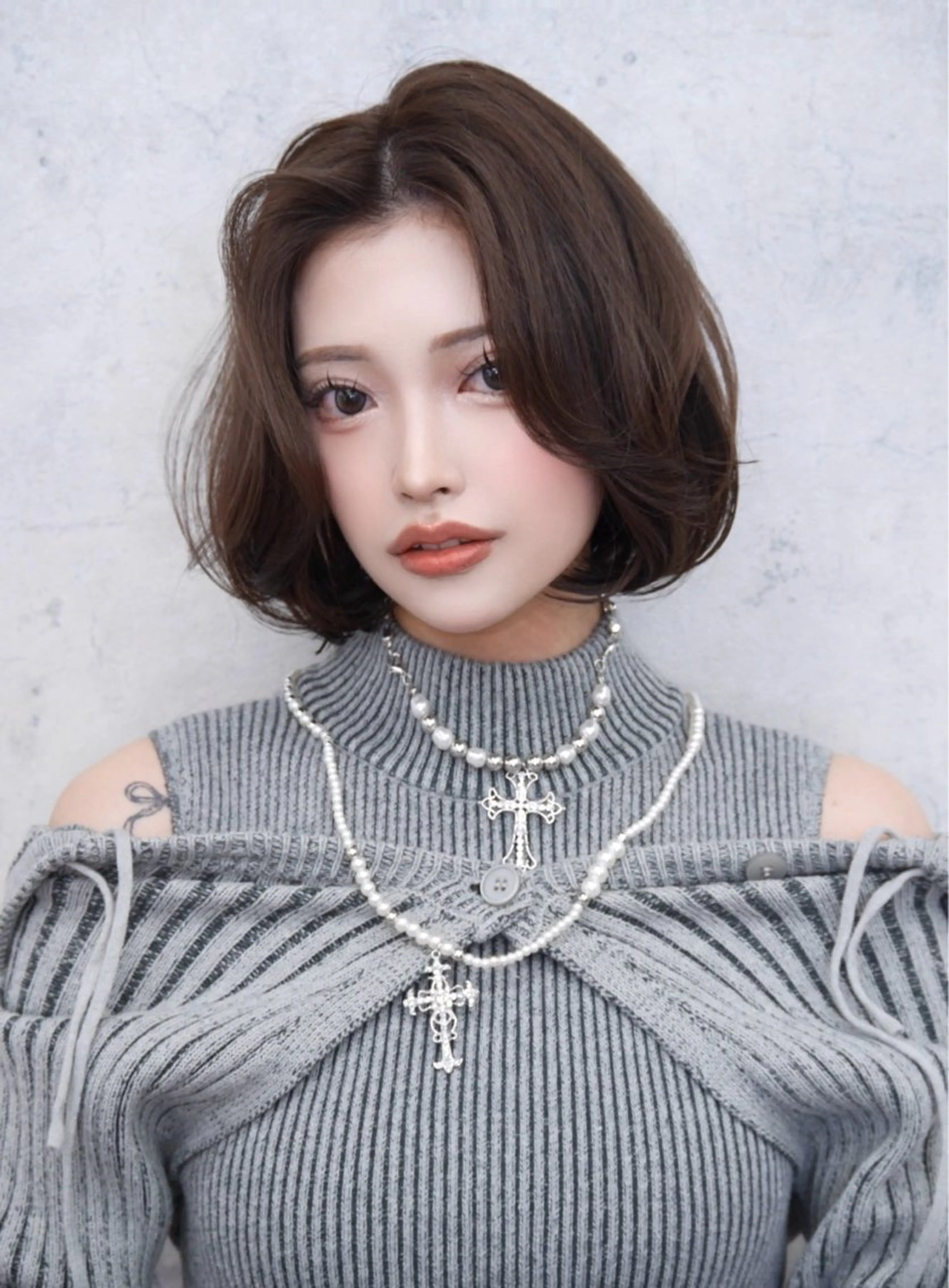 ショート カット ヘアカラー トリートメント ハイトーン/レイヤー 💜Akaneのヘアスタイル