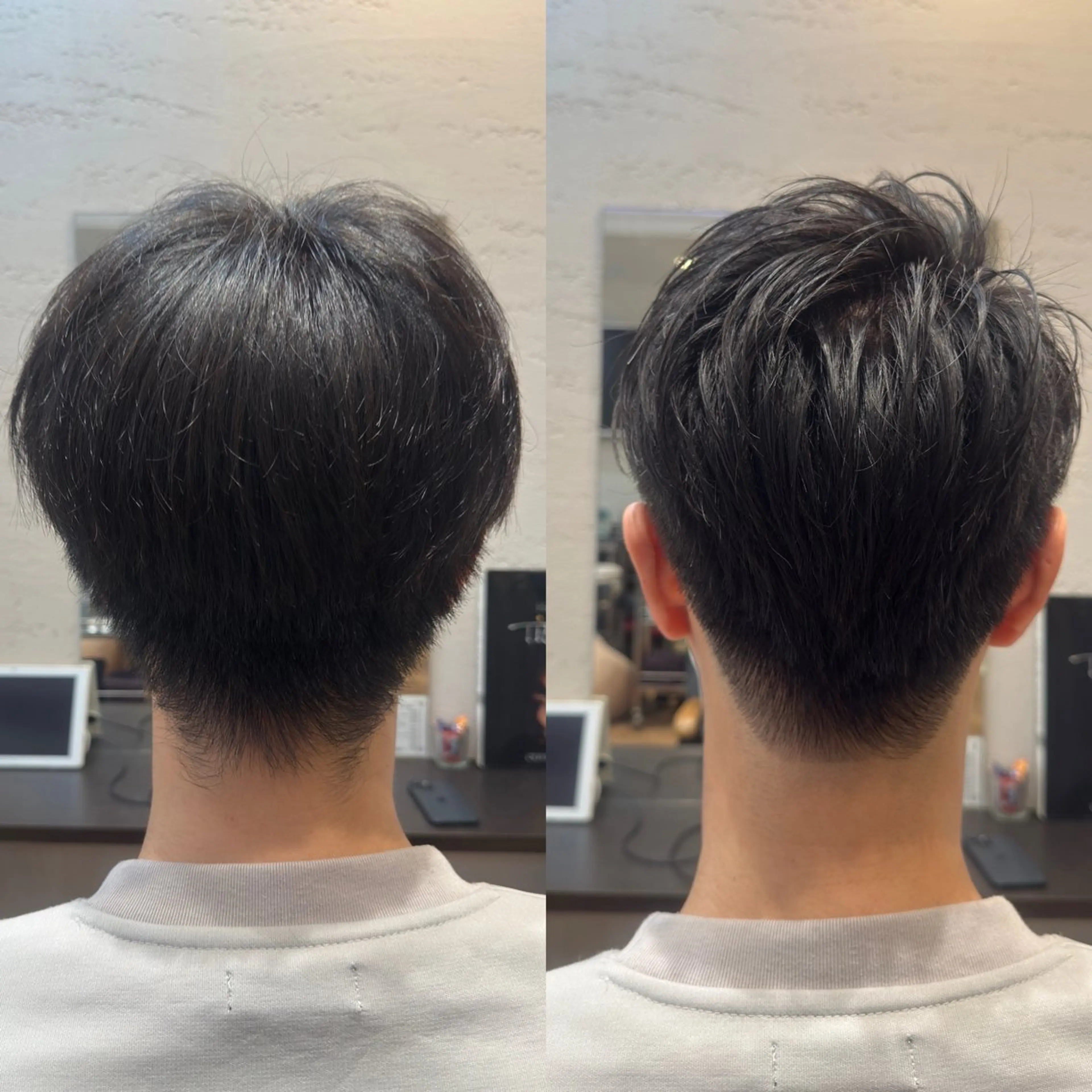 メンズ 刈り上げ 頭から整える美容師 松田のヘアスタイル