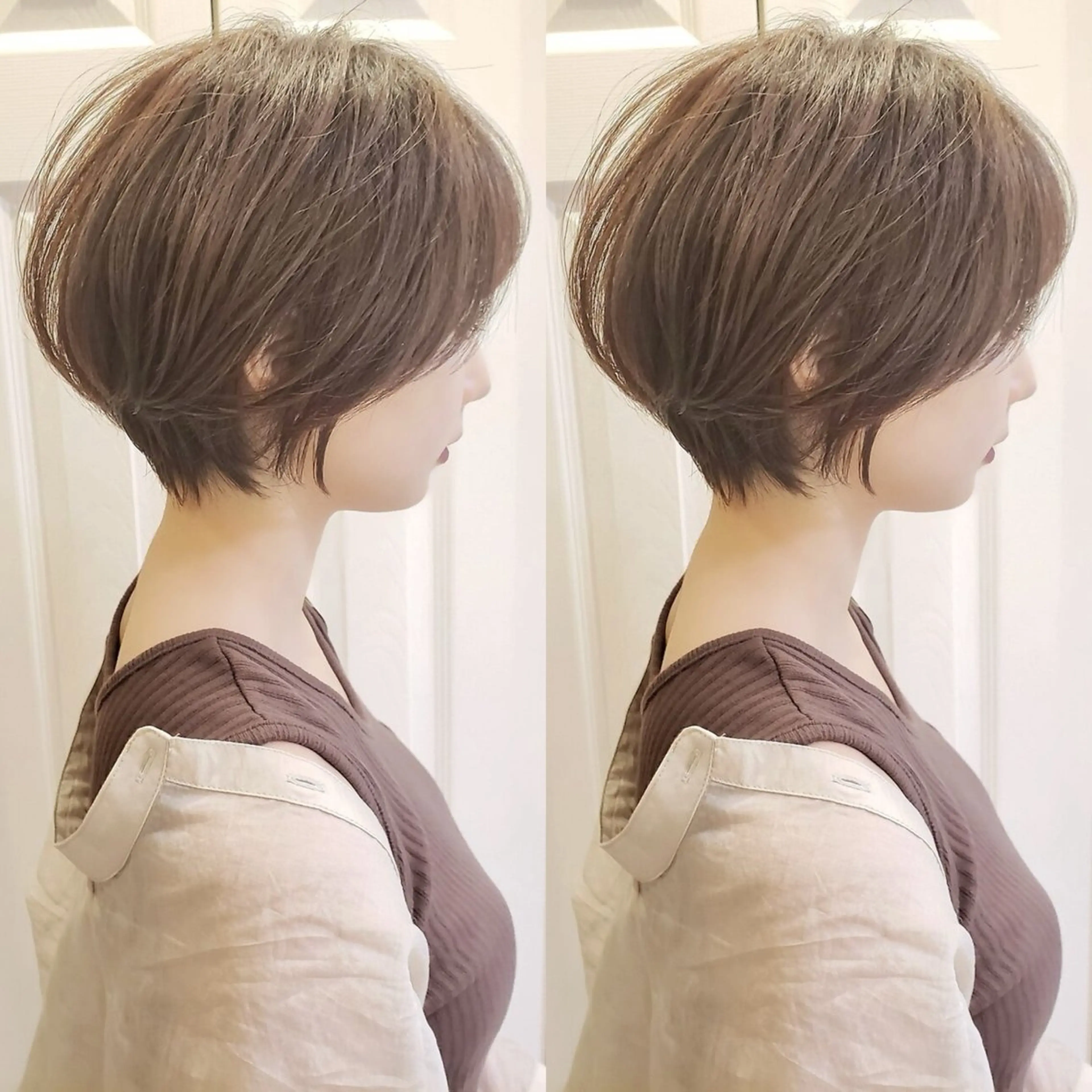 ショート カラー ショートヘア 巻ける縮毛矯正/ボブ 小顔カット大和田拓夢のヘアスタイル