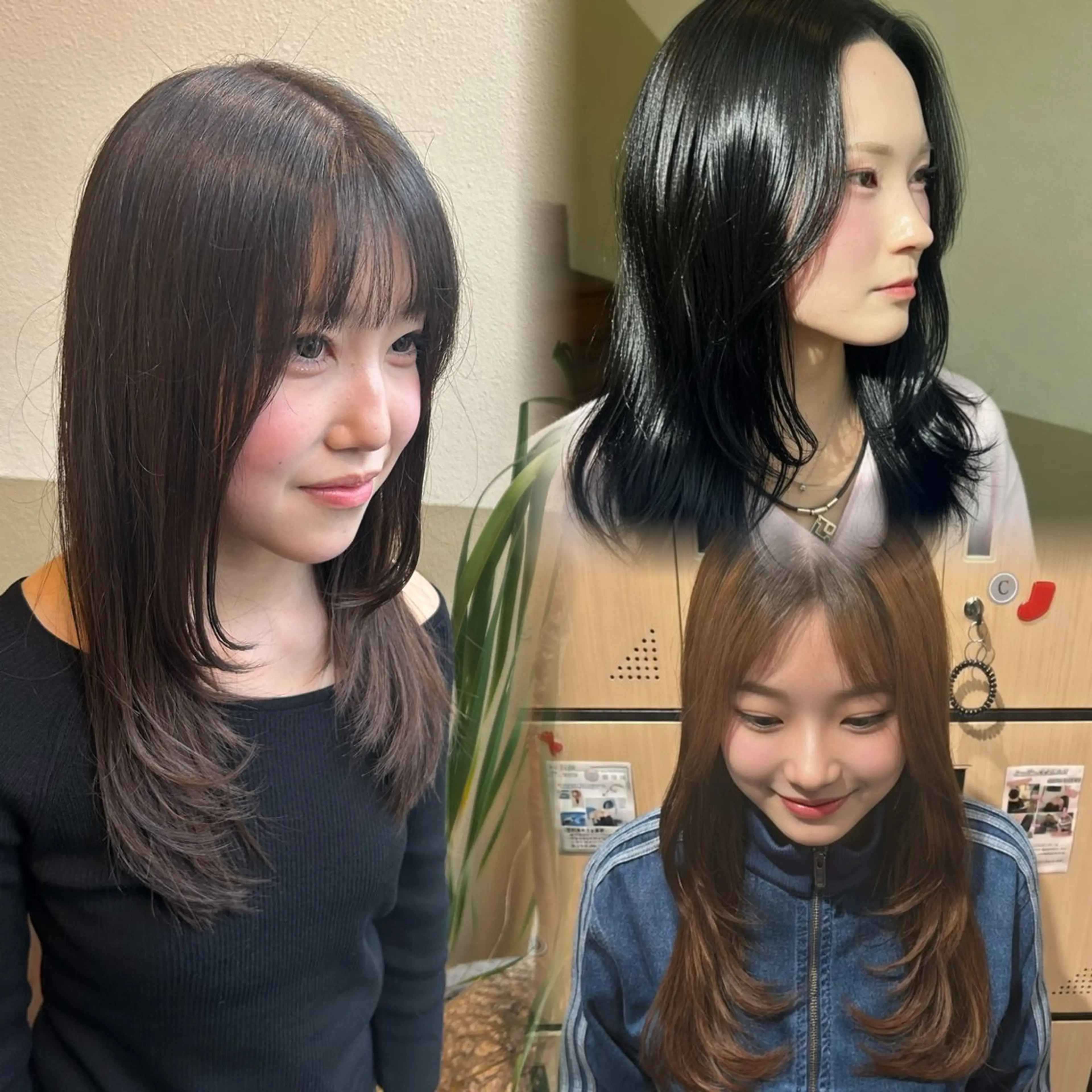 セミロング カット ヘアカラー トリートメント レイヤー/髪質改善/ ボブ/井上　陽のヘアスタイル