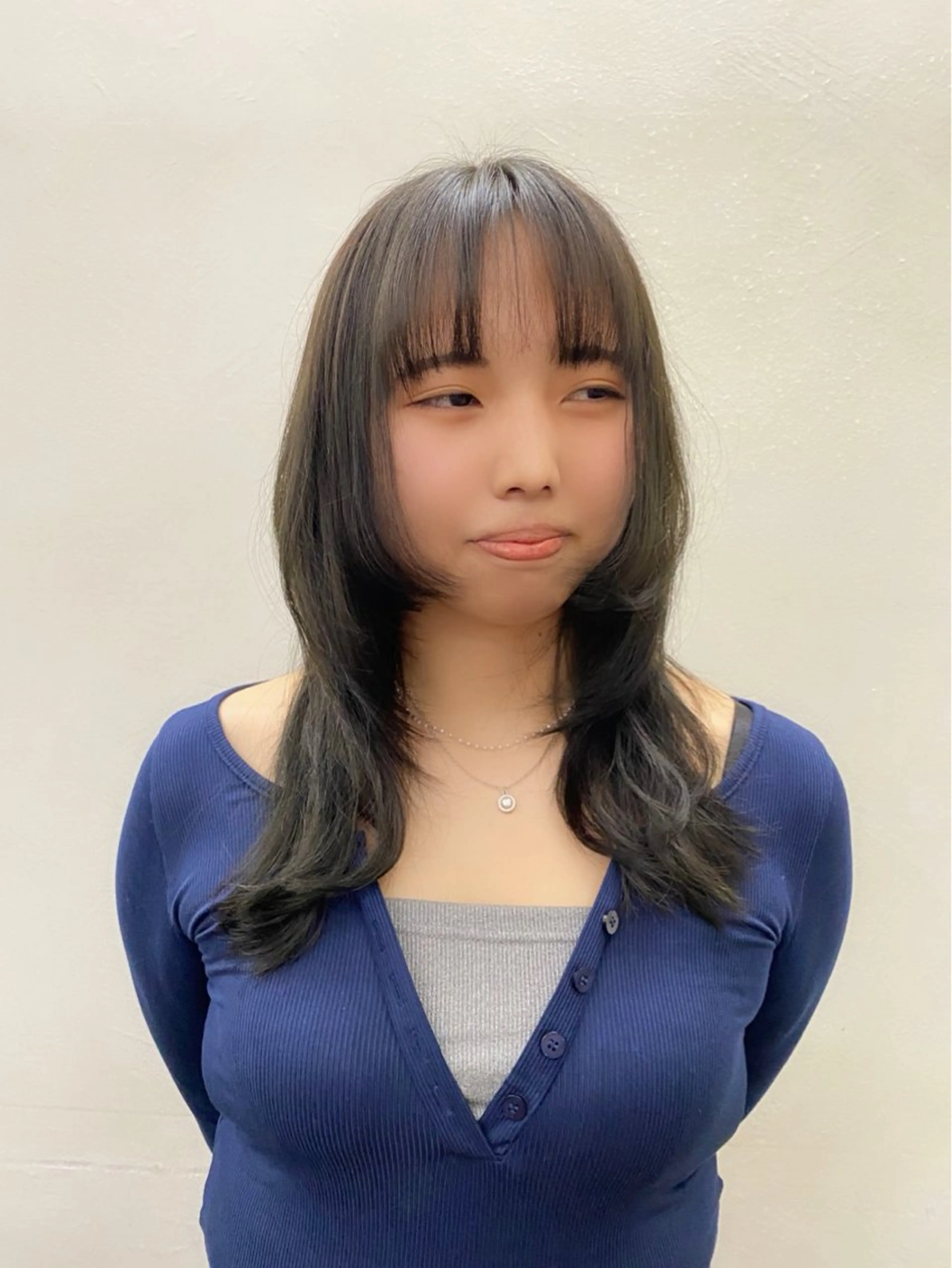 ロング カラー 似合わせレイヤー/ ニュアンスパーマ高倉のヘアスタイル