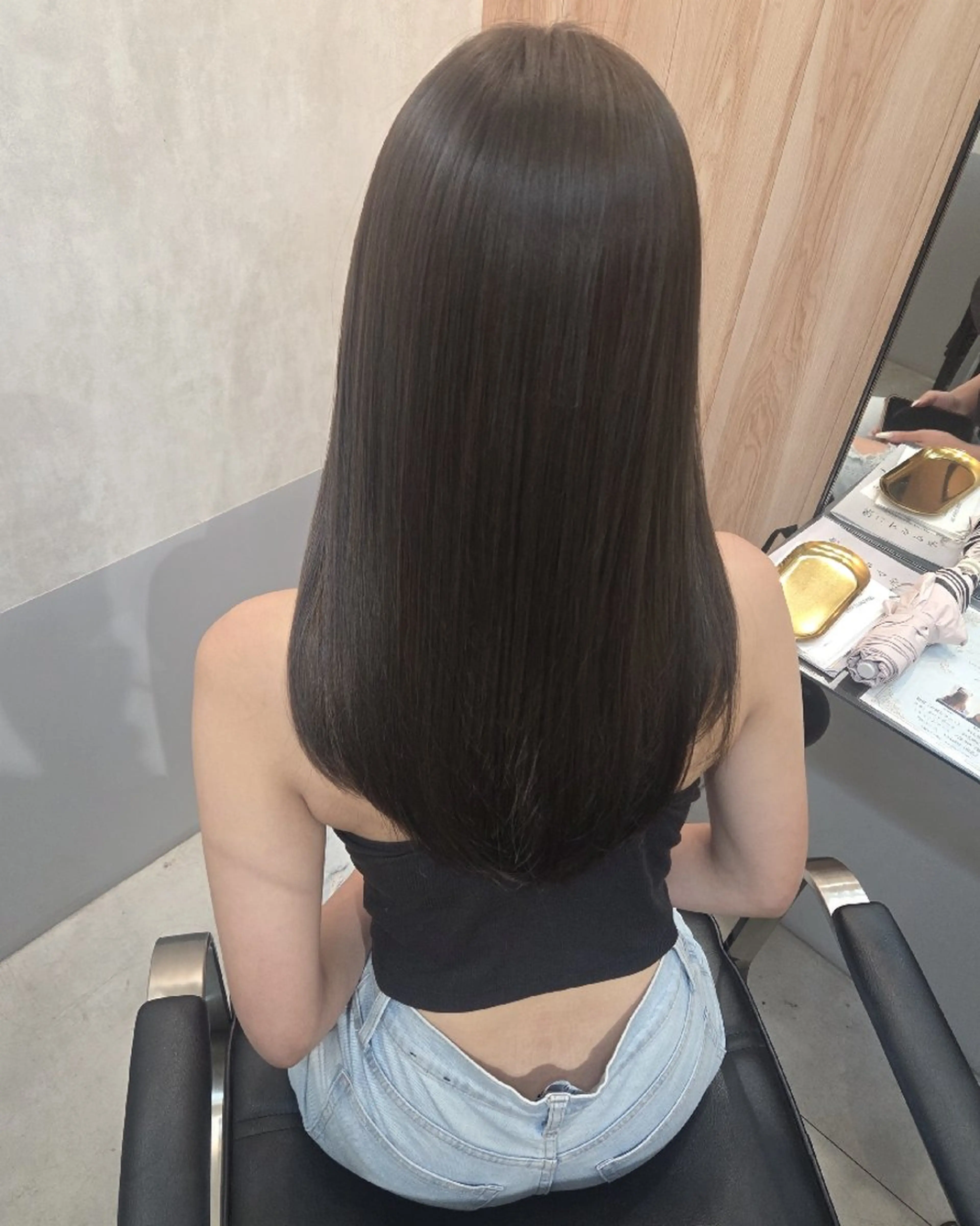 ロング 髪質改善 トリートメント カット トリートメント ioe三宮☀️ 髪質改善　梅澤健之のヘアスタイル