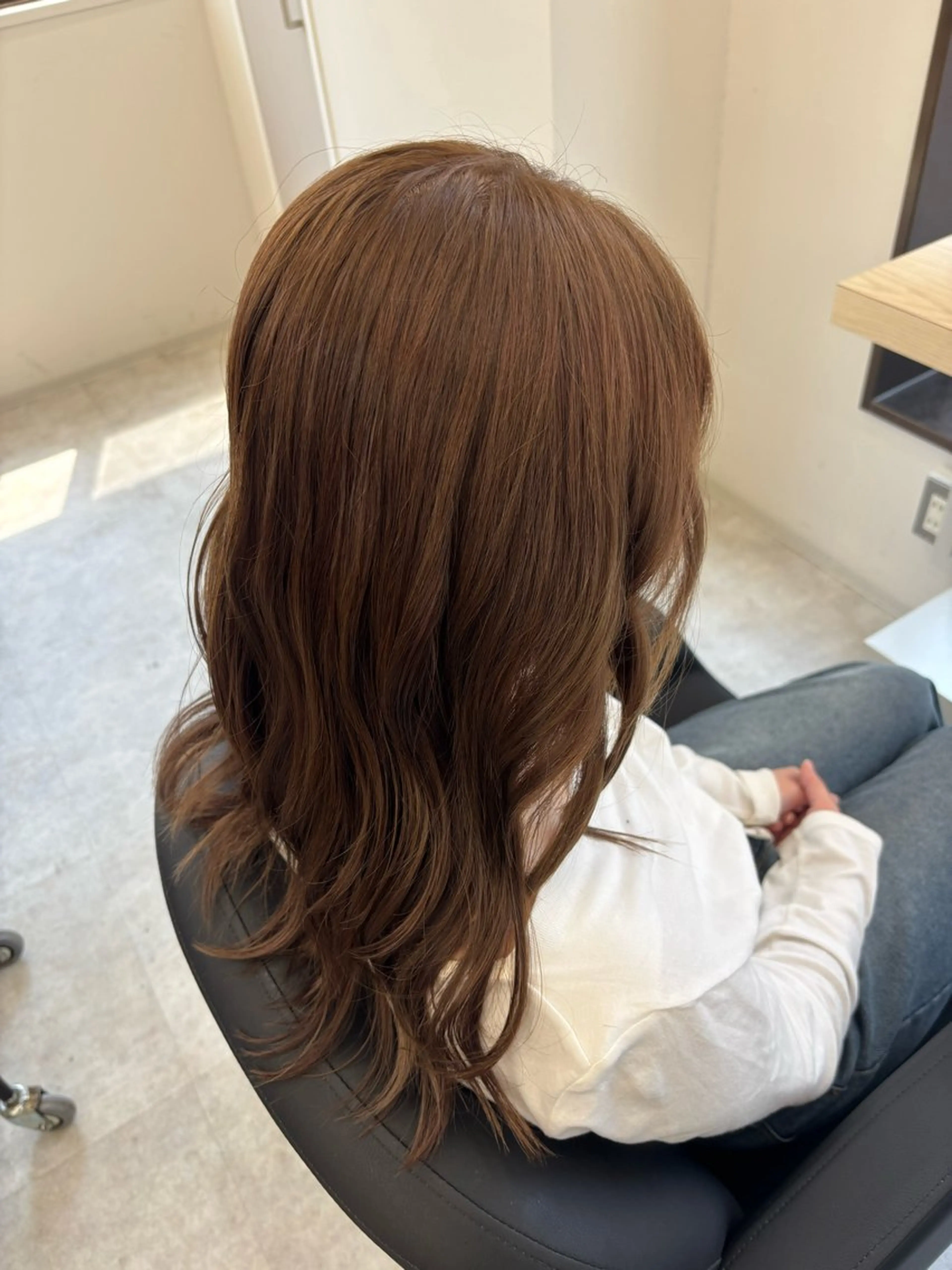 🔮レディース＆メンズ🔮【ブリーチなしワンカラー+艶TR】の写真