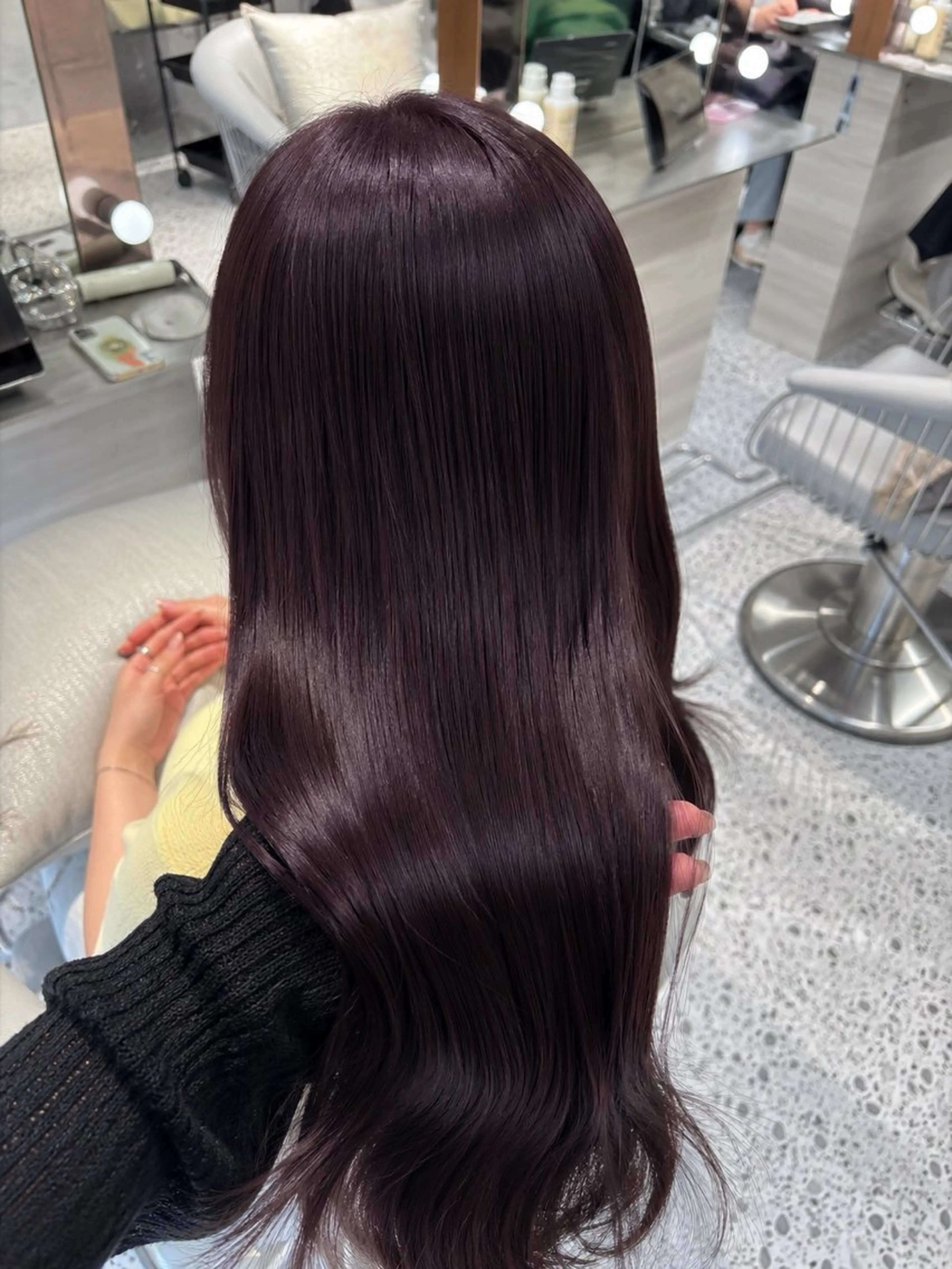 カラー ヘアカラー 🤍ワンホンヘア ayaha🤍のヘアスタイル