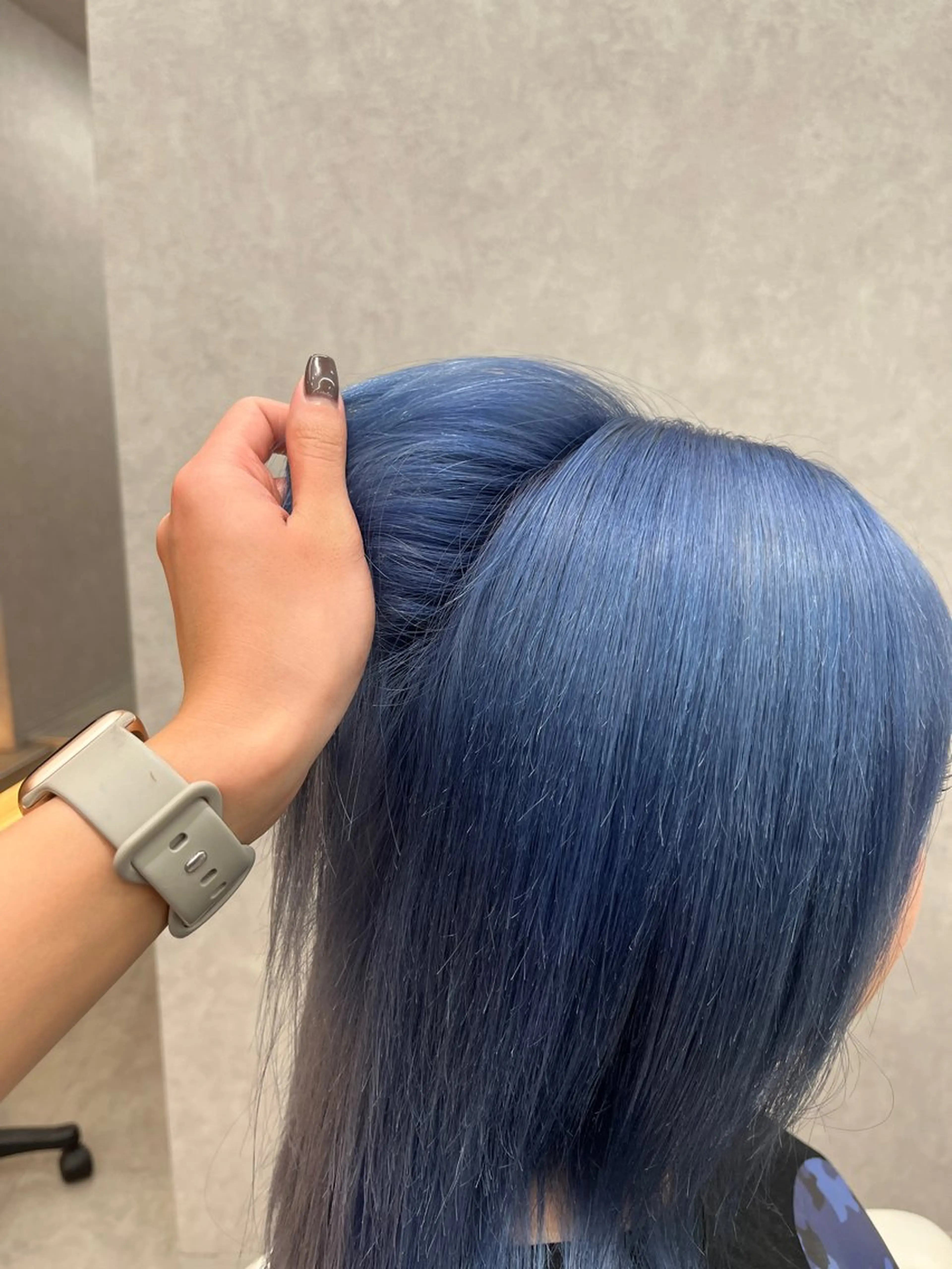 カラー ブルーカラー ヘアカラー カット¥1100 / 𝙍𝙪𝙣𝙖⟡.のヘアスタイル