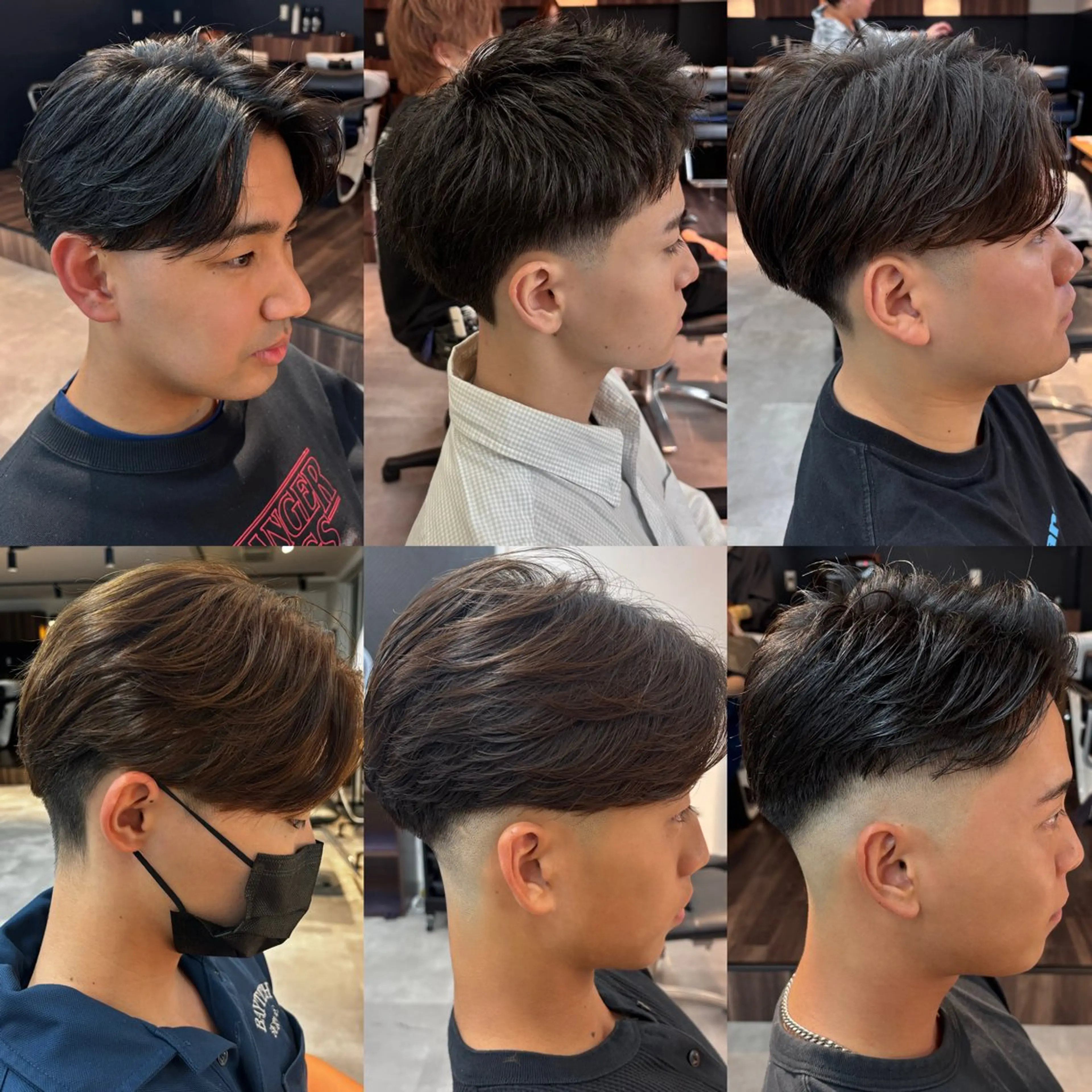 ショート パーマ メンズ センターパート フェードカット フェザーパーマ メンズパーマ スパイキーショート カット パーマ メンズカット/パーマ /フェード🔥/森のヘアスタイル