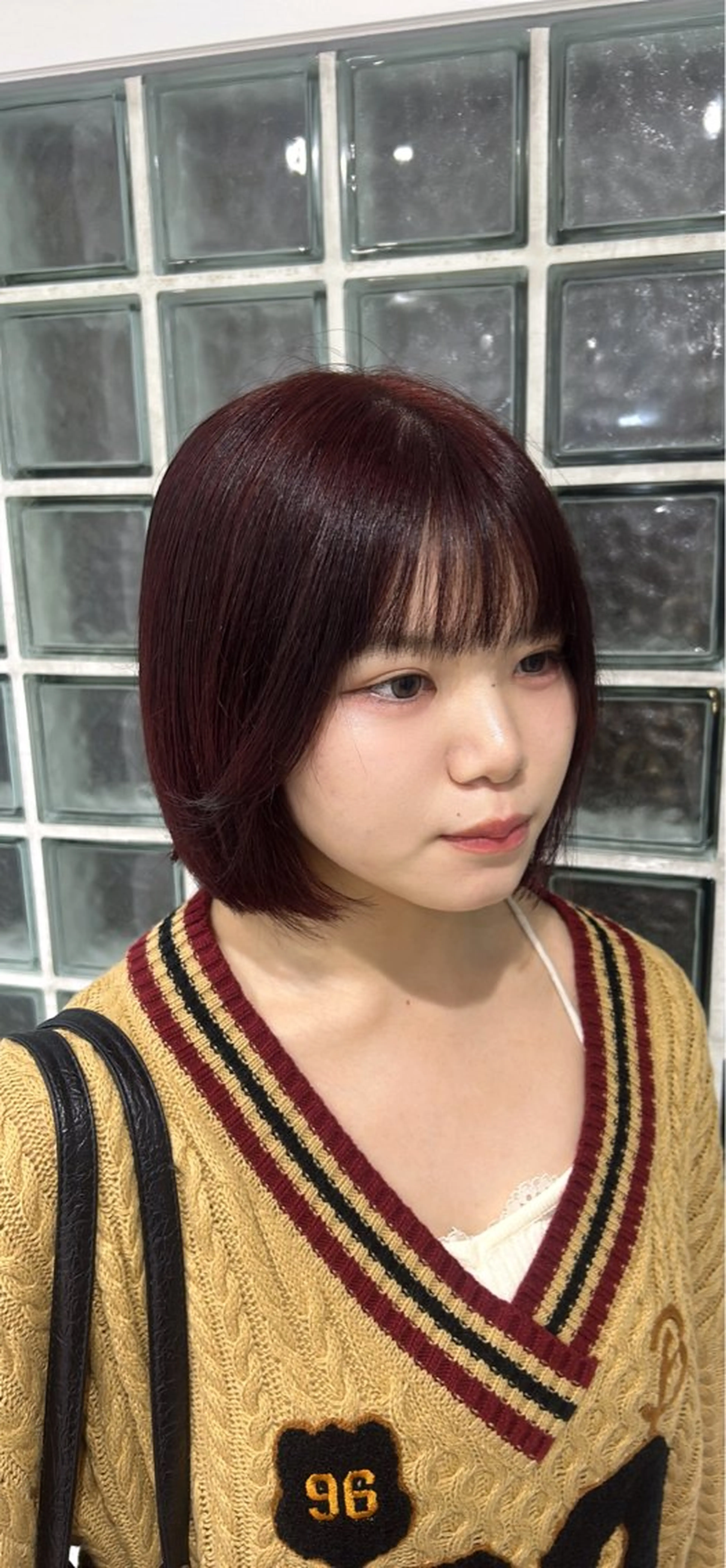 ミディアム カラー カット 縮毛矯正 愛結 暖色カラー🎀🩰のヘアスタイル