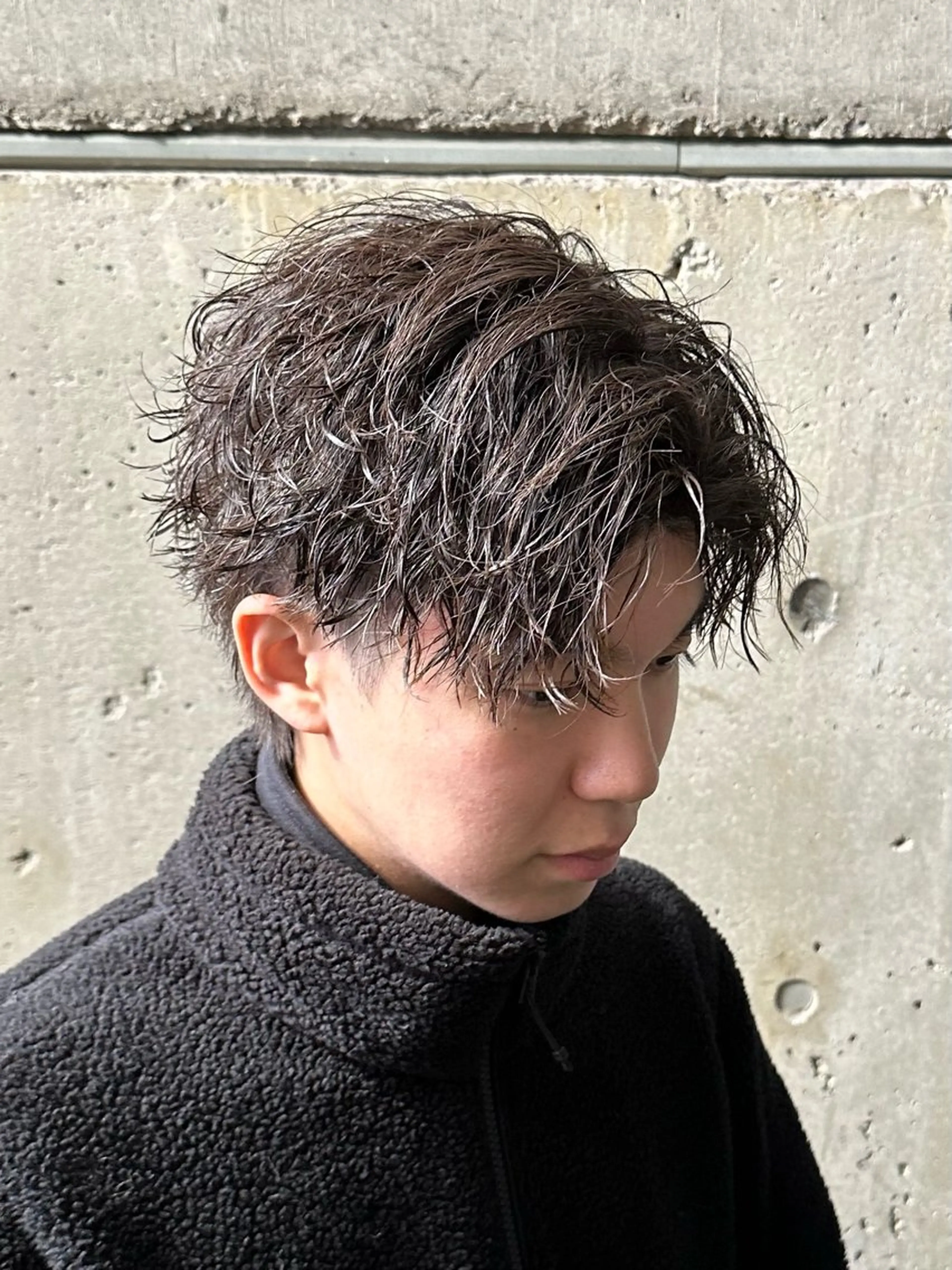 ミディアム 五十嵐 圭音のヘアスタイル