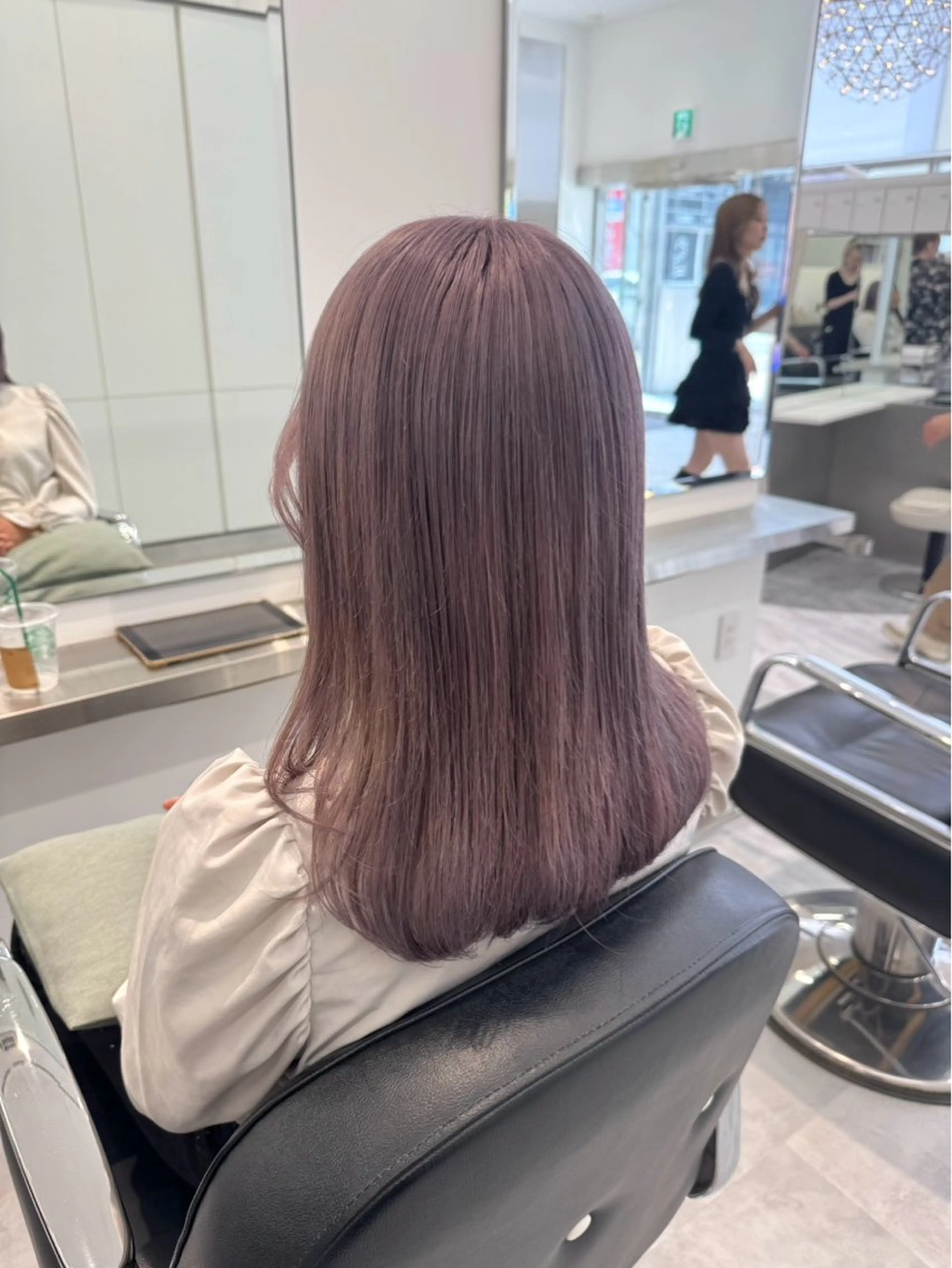 ロング カラー ヘアカラー ParveMix🍀 藤原愛未のヘアスタイル