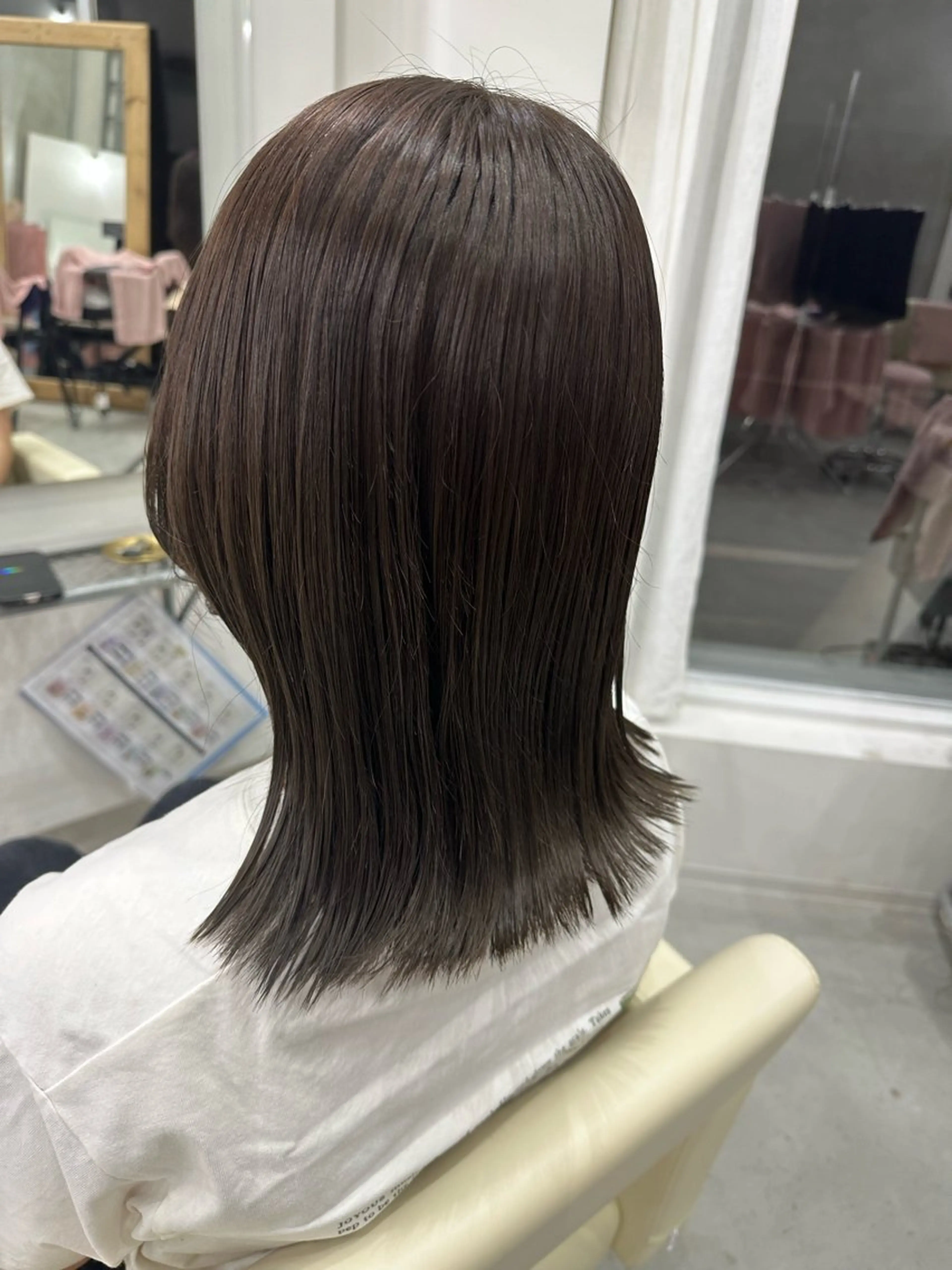 ミディアム カラー さあや 【透け感/艶感】のヘアスタイル