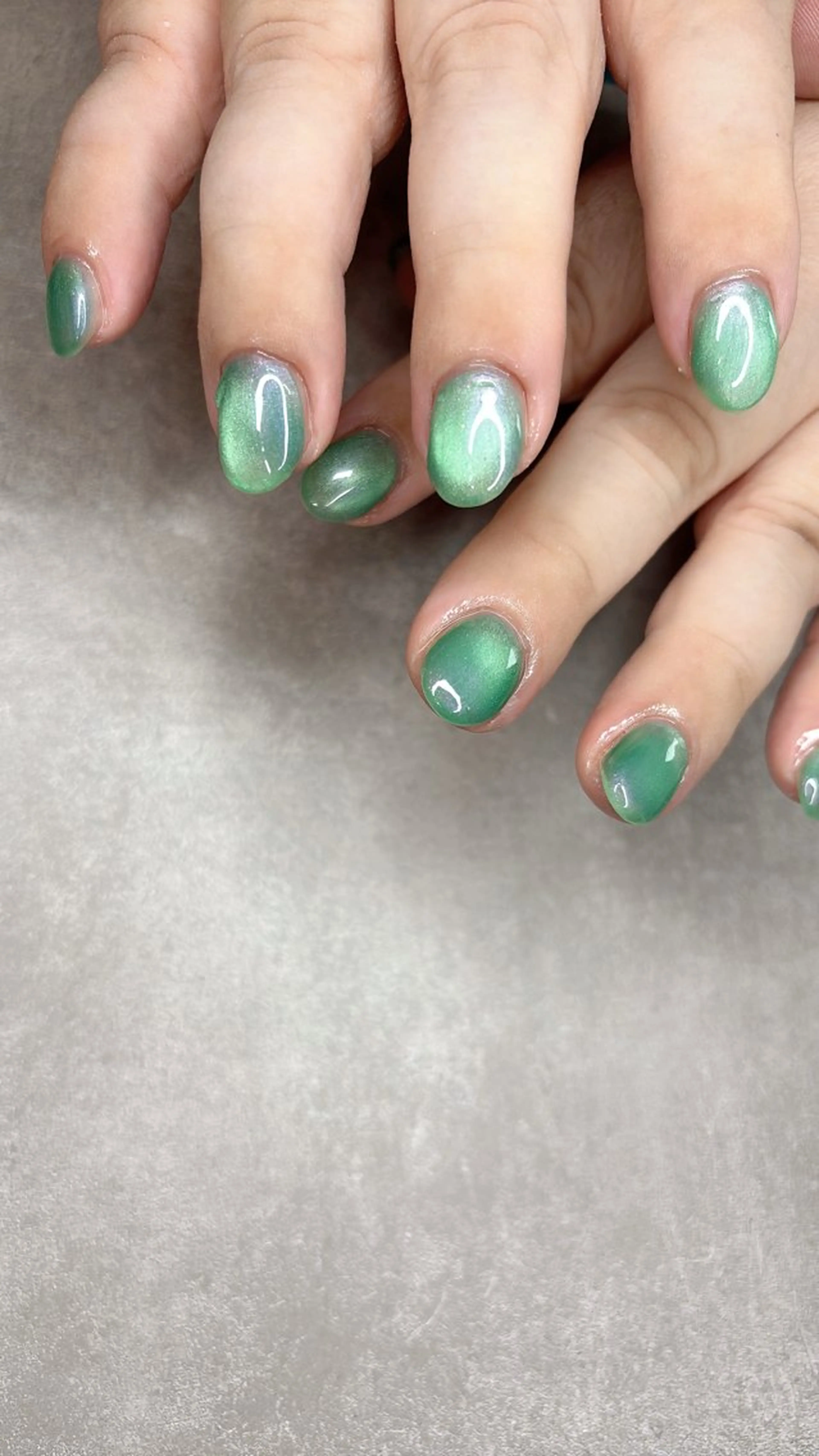 ネイル 韓国ネイル ロングネイル マグネットネイル メンズネイル 持ち込み ハンドネイル happiness nailのネイルデザイン