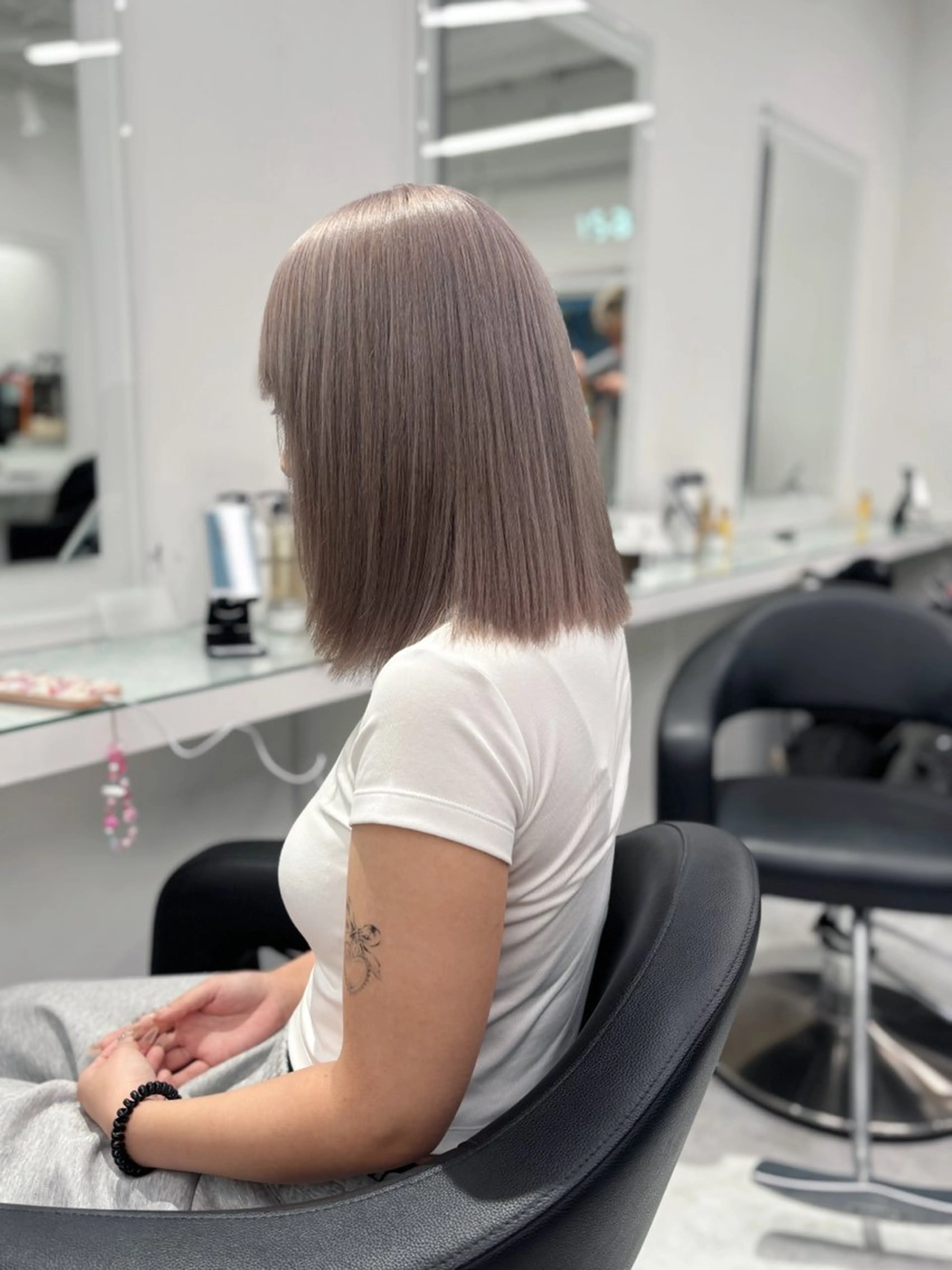 ロング カラー ヘアカラー トリートメント 💖ミルクティー💖 あかり💖のヘアスタイル