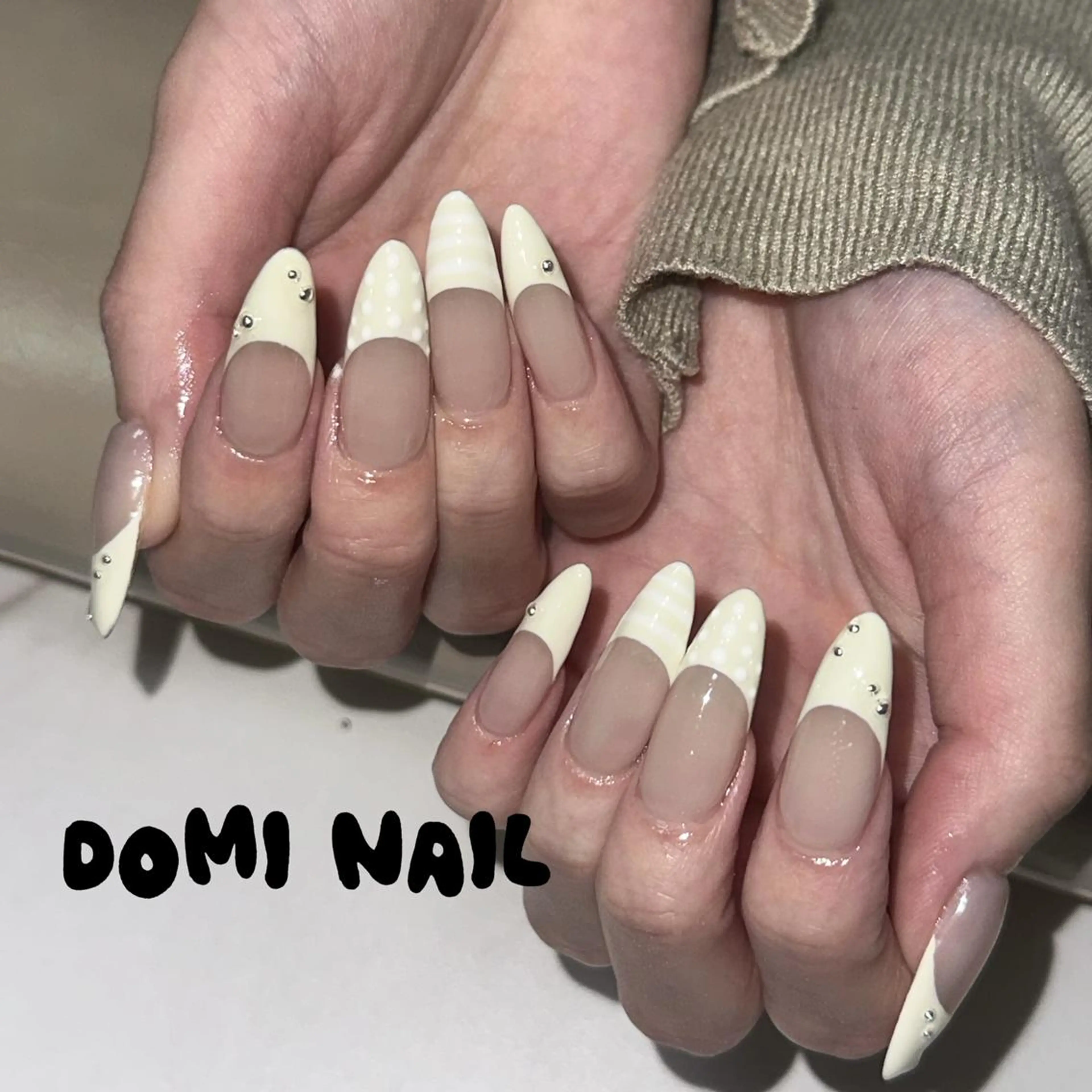 ネイル 持ち込み ネイルチップ ハンドネイル 渋谷 Domi Nailのネイルデザイン