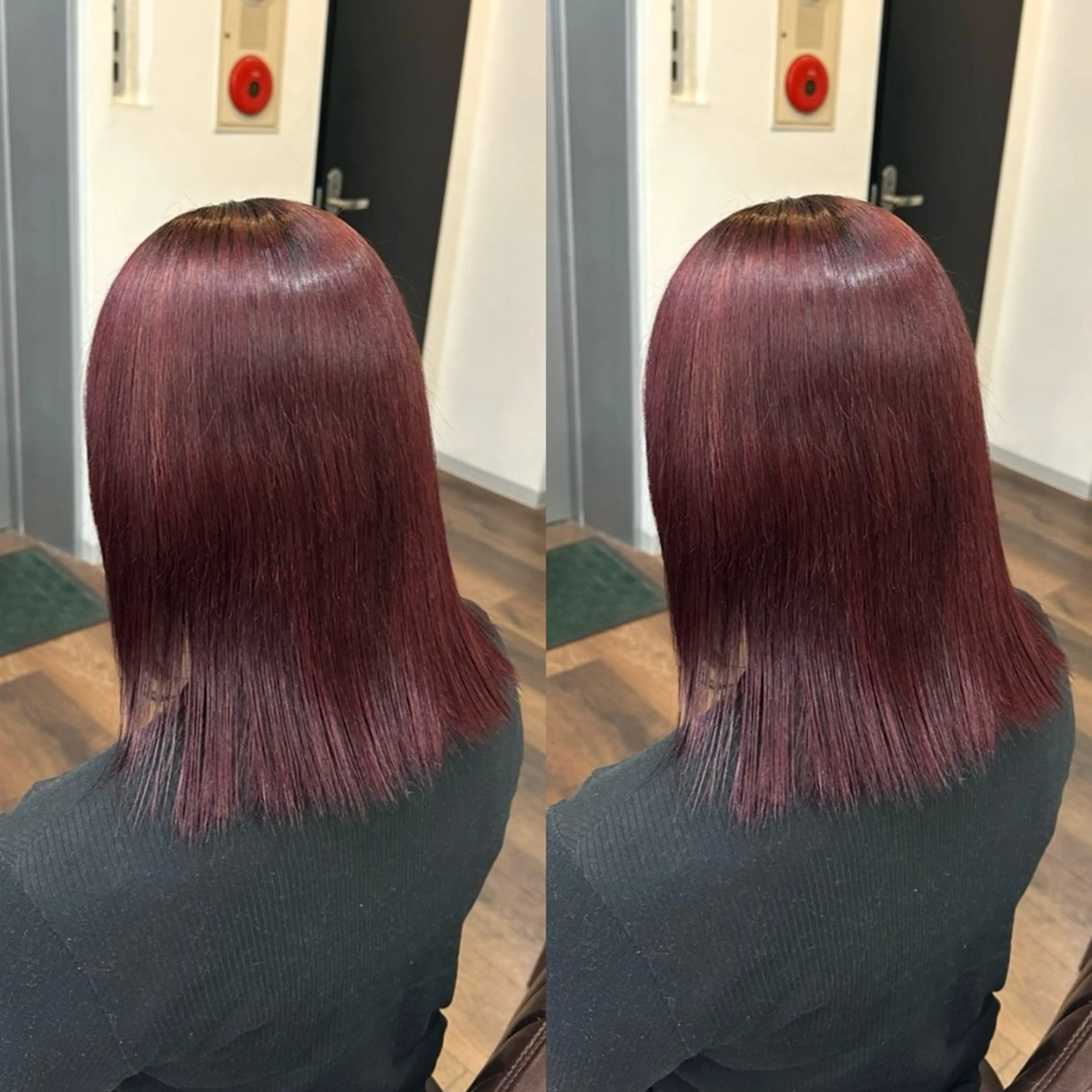 カラー ブラウンカラー レッドカラー slit kokoroのヘアスタイル