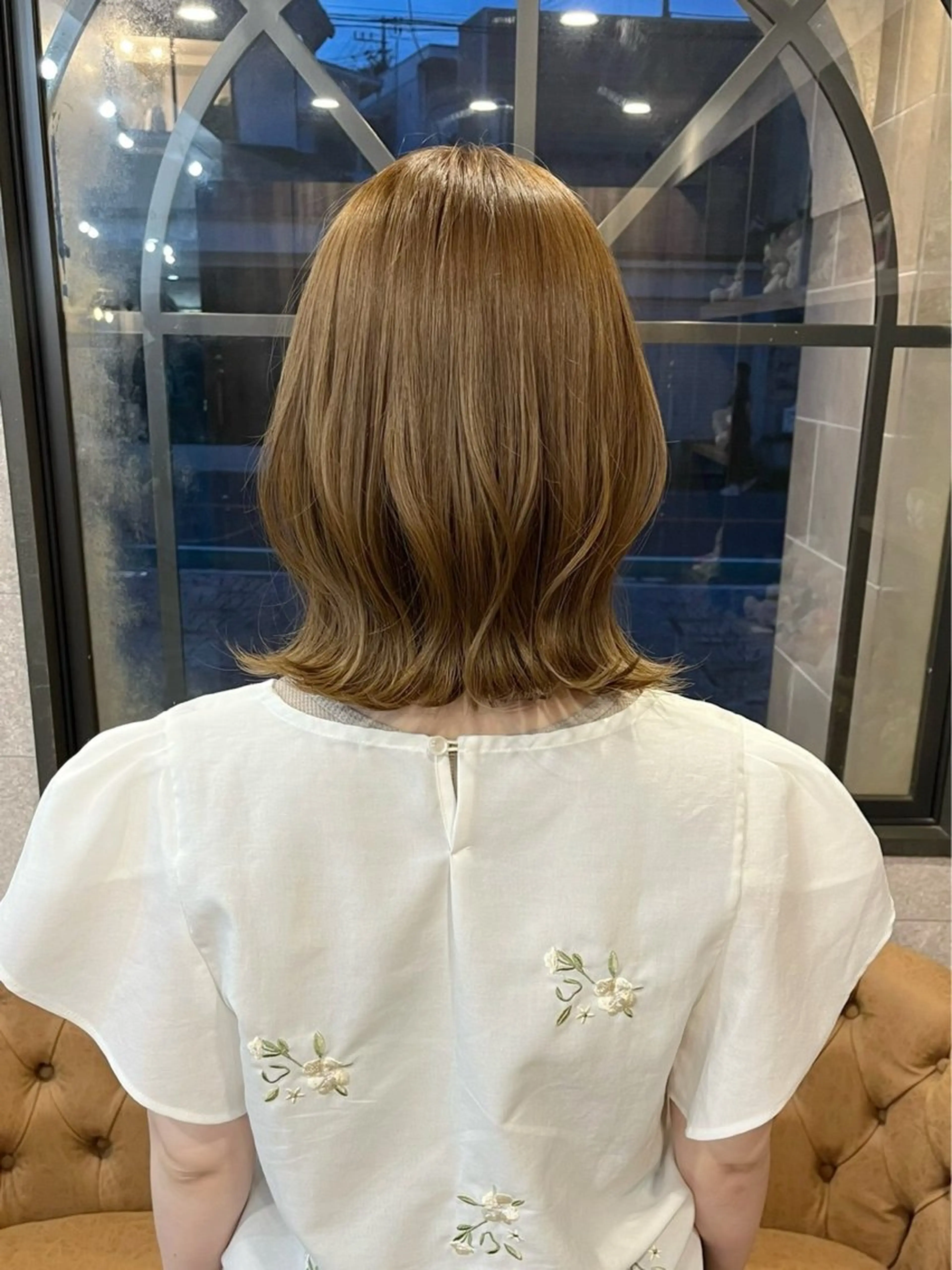 ミディアム カラー ブラウンカラー カットモデル募集中 🩵🫧あかねのヘアスタイル