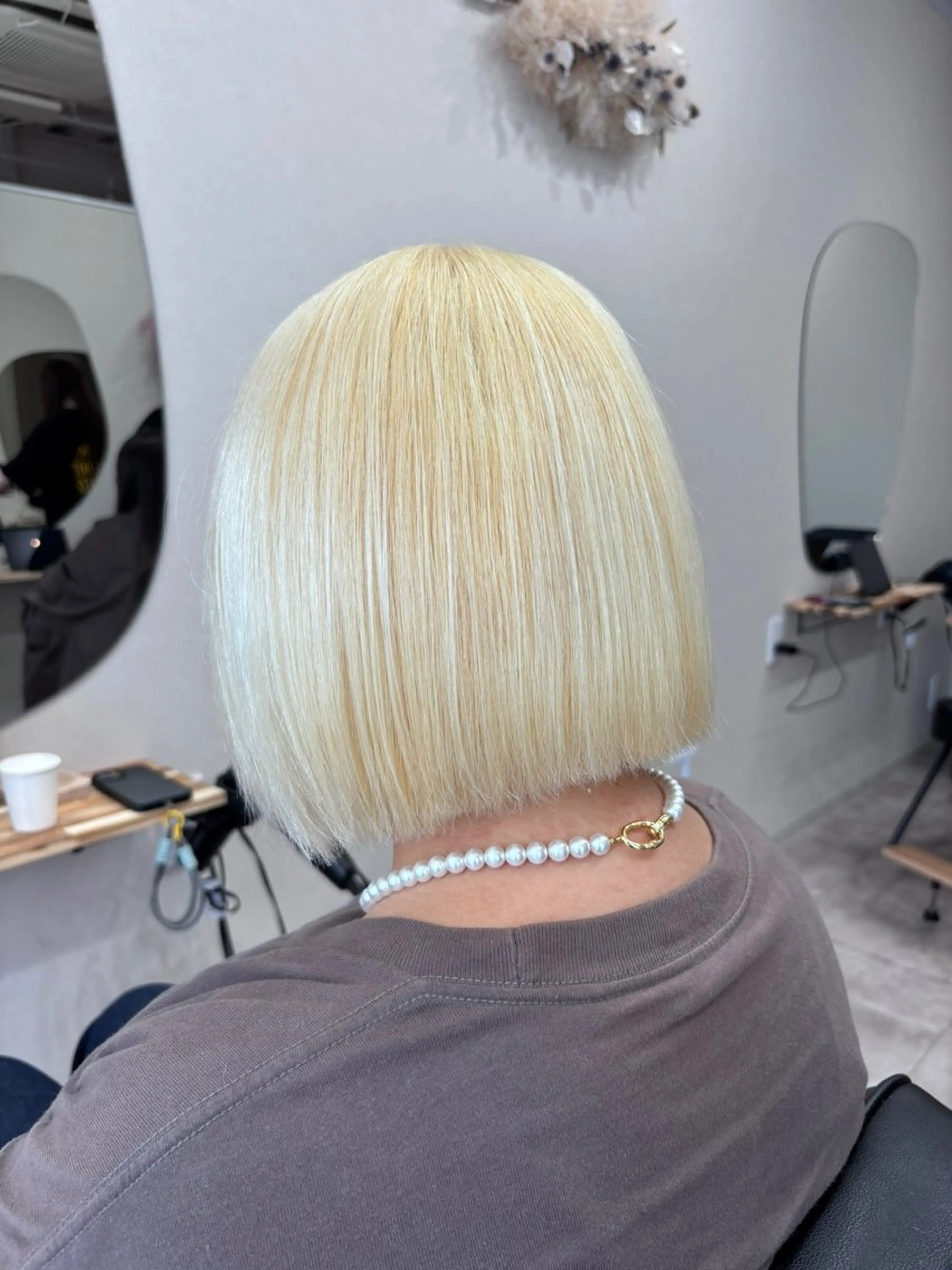 ショート カラー ヘアカラー トリートメント ヘッドスパ 🪼高評価🪼 💎柴崎の藤咲💎のヘアスタイル