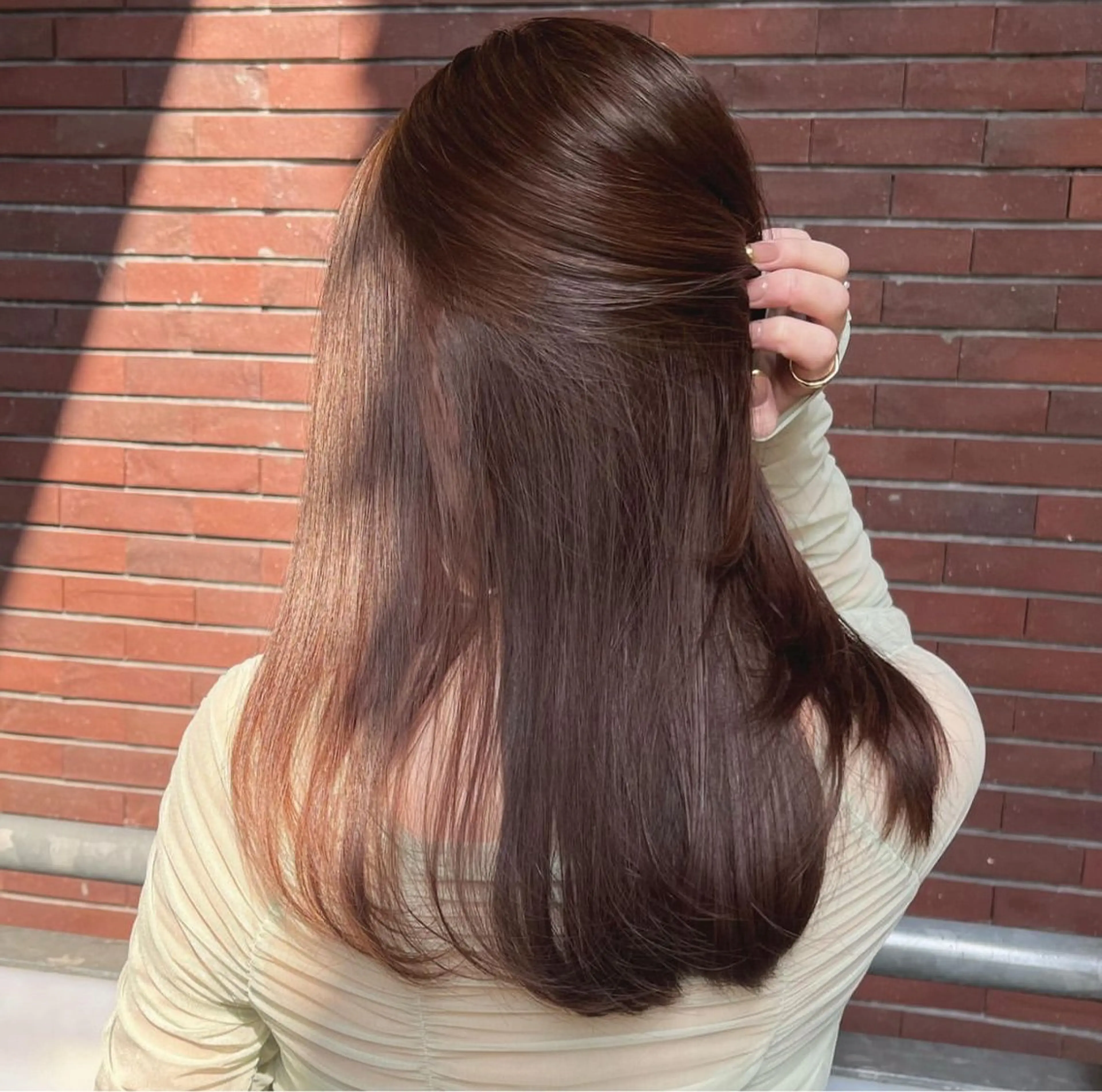 ロング カラー ヘアカラー ナツミ/透明感カラー /酸性縮毛矯正のヘアスタイル