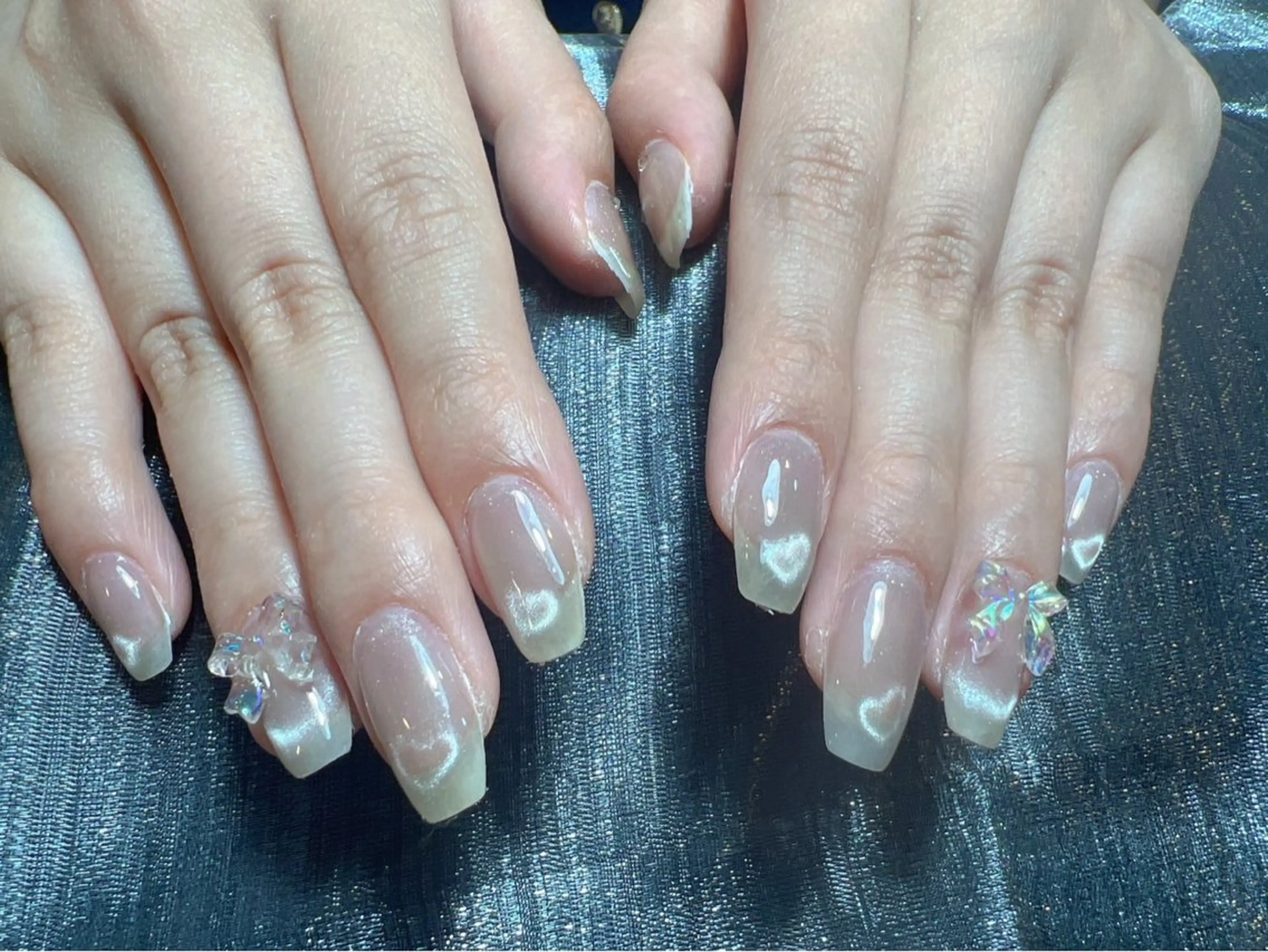 ネイル ハート マグネットネイル MyGirl ネイル東村山のネイルデザイン