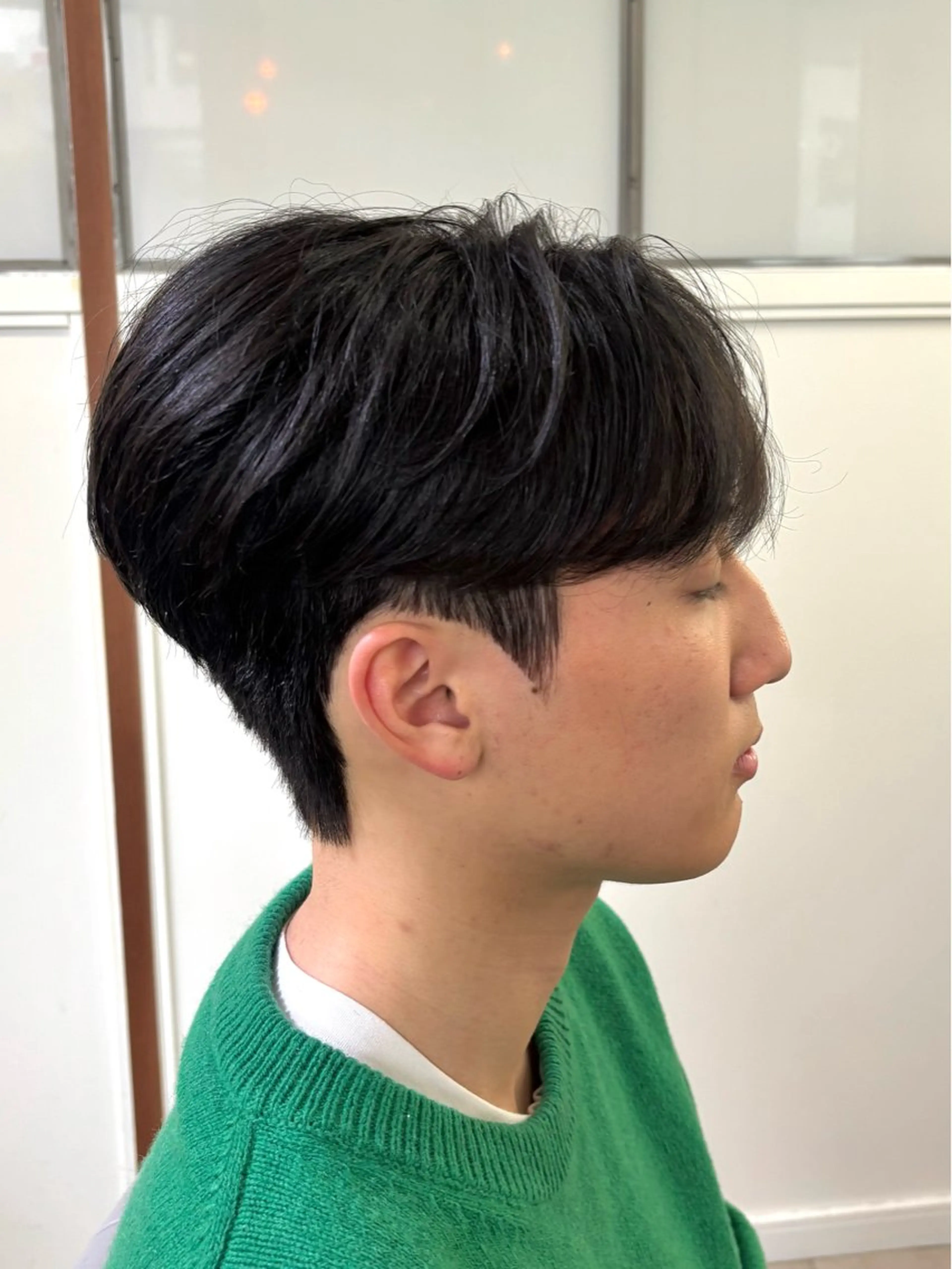 パーマ メンズ マッシュ シースルーマッシュ カット パーマ 笹井 逸希/メンズ韓国ヘアのヘアスタイル