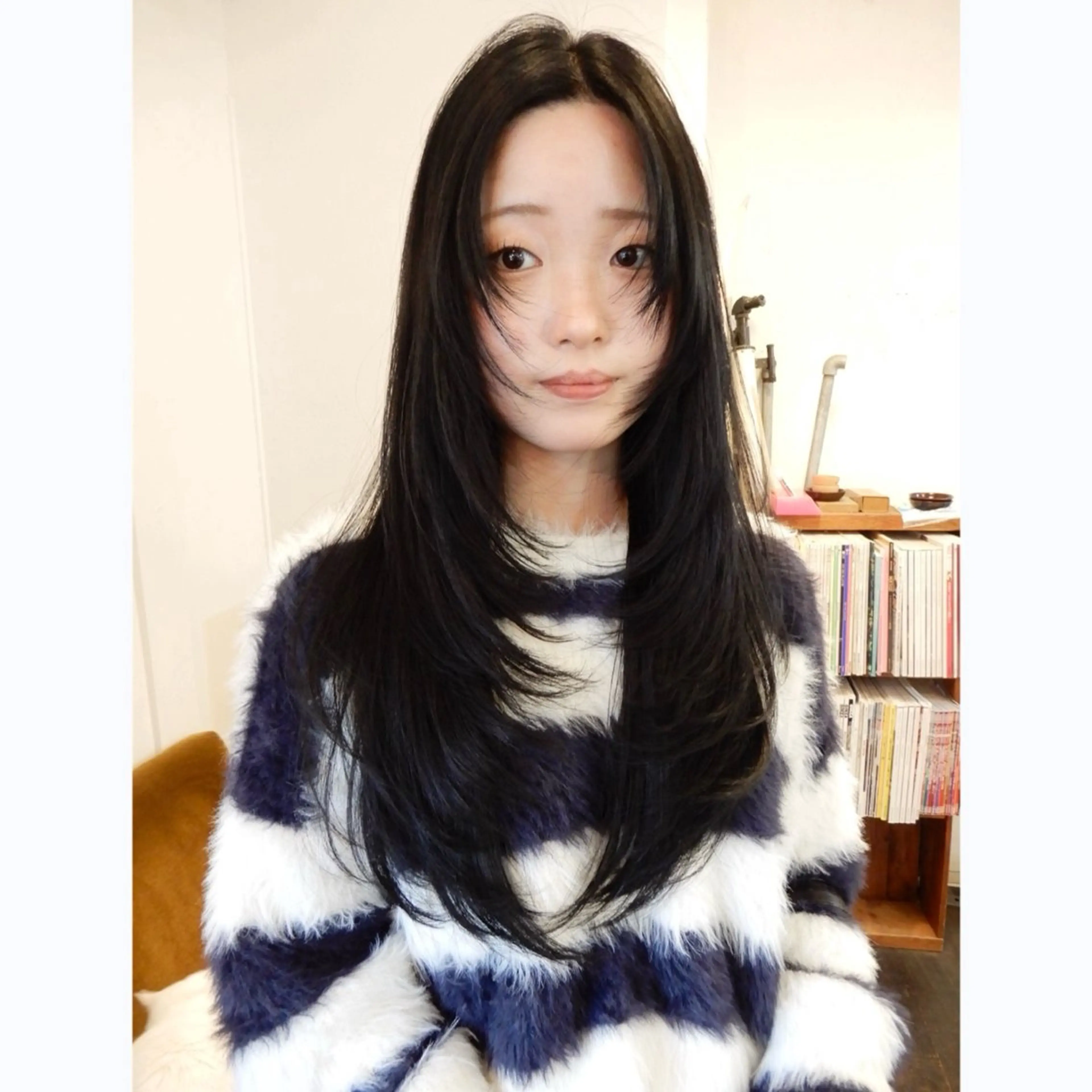 ロング カラー デザインカット🎨 ボブ🫟おざきのヘアスタイル