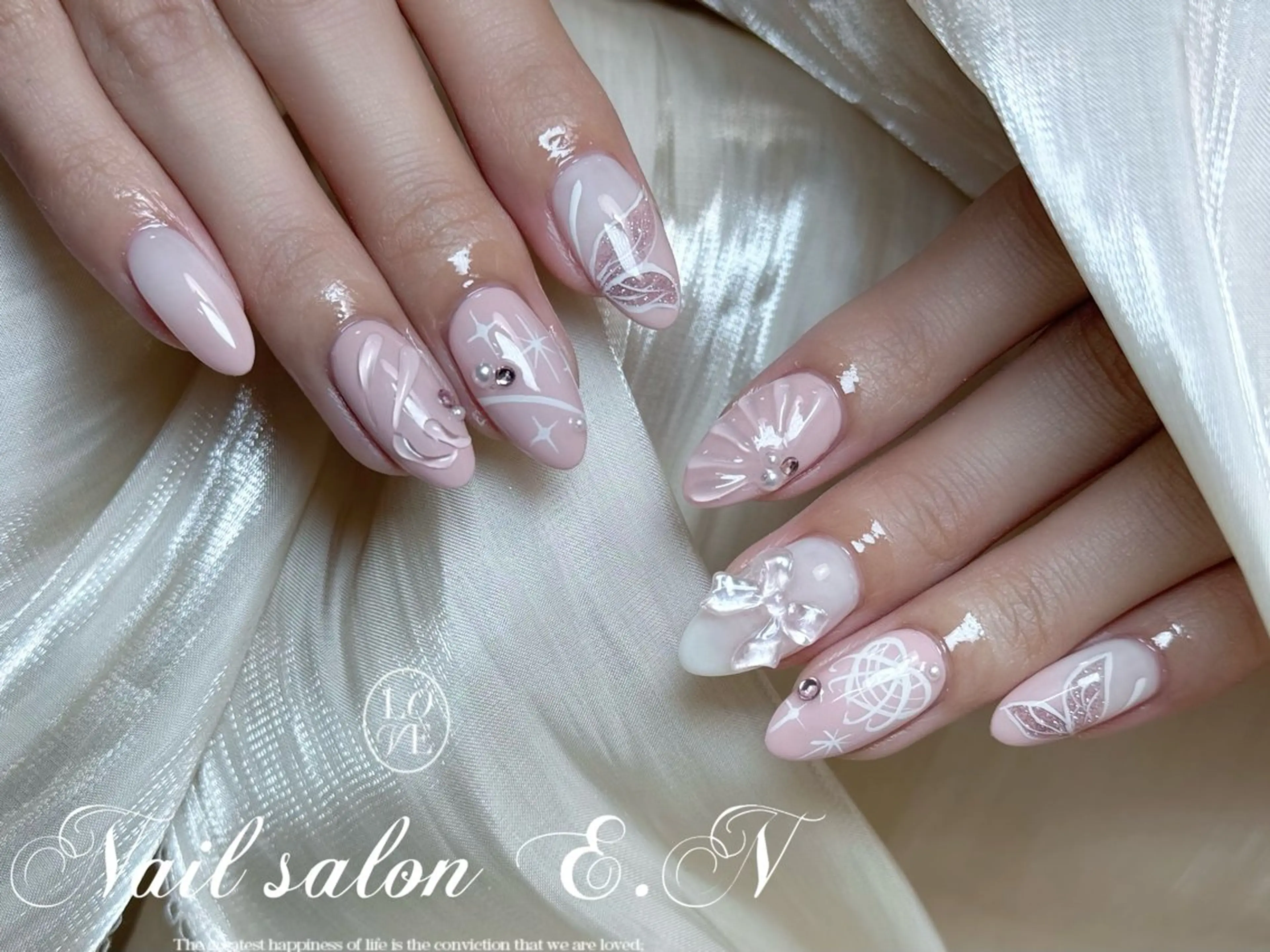 ネイル E.N🦋 長さ出し/持ち込みのネイルデザイン