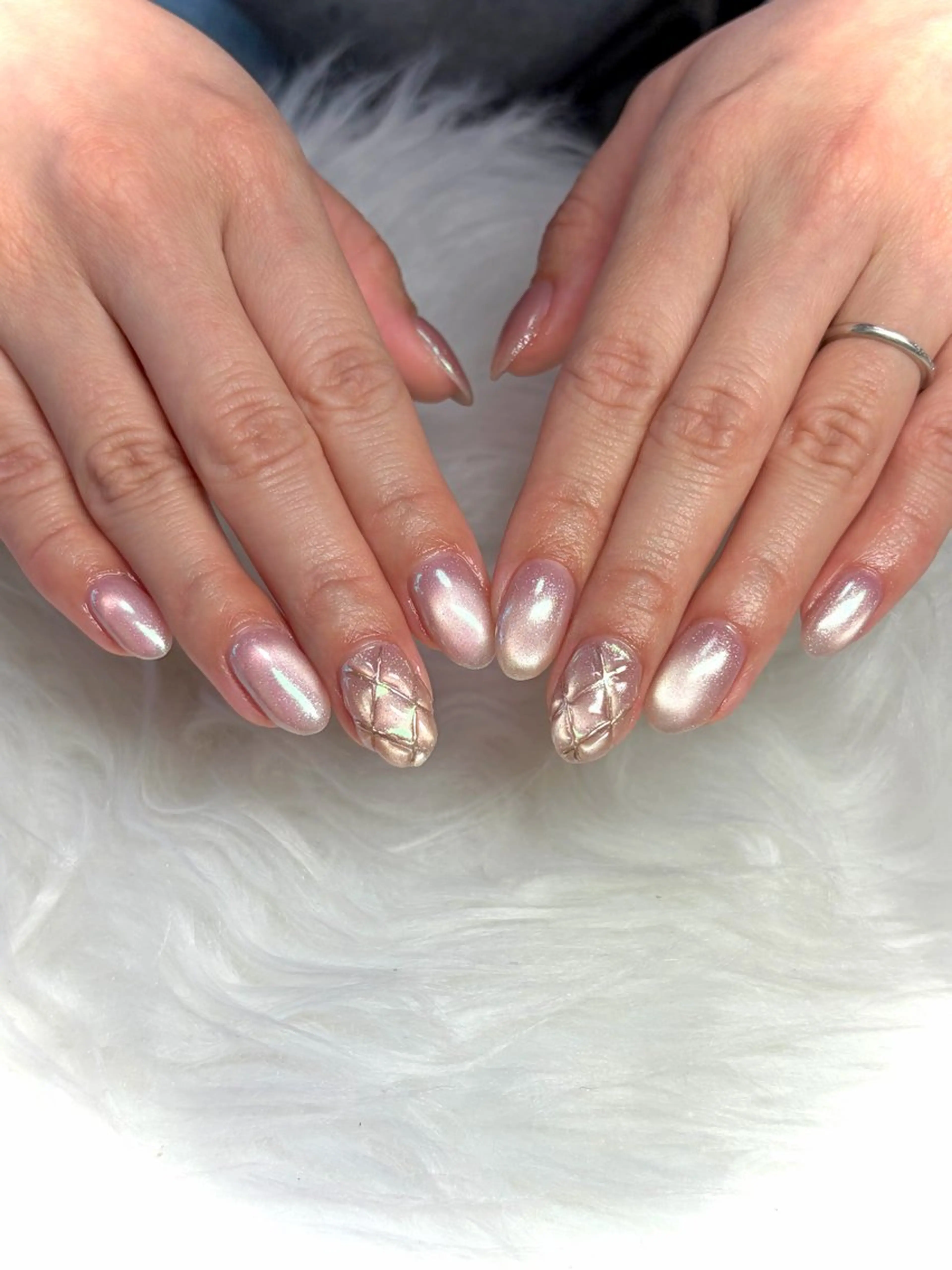 ネイル マグネットネイル 冬ネイル Nail room Aのネイルデザイン