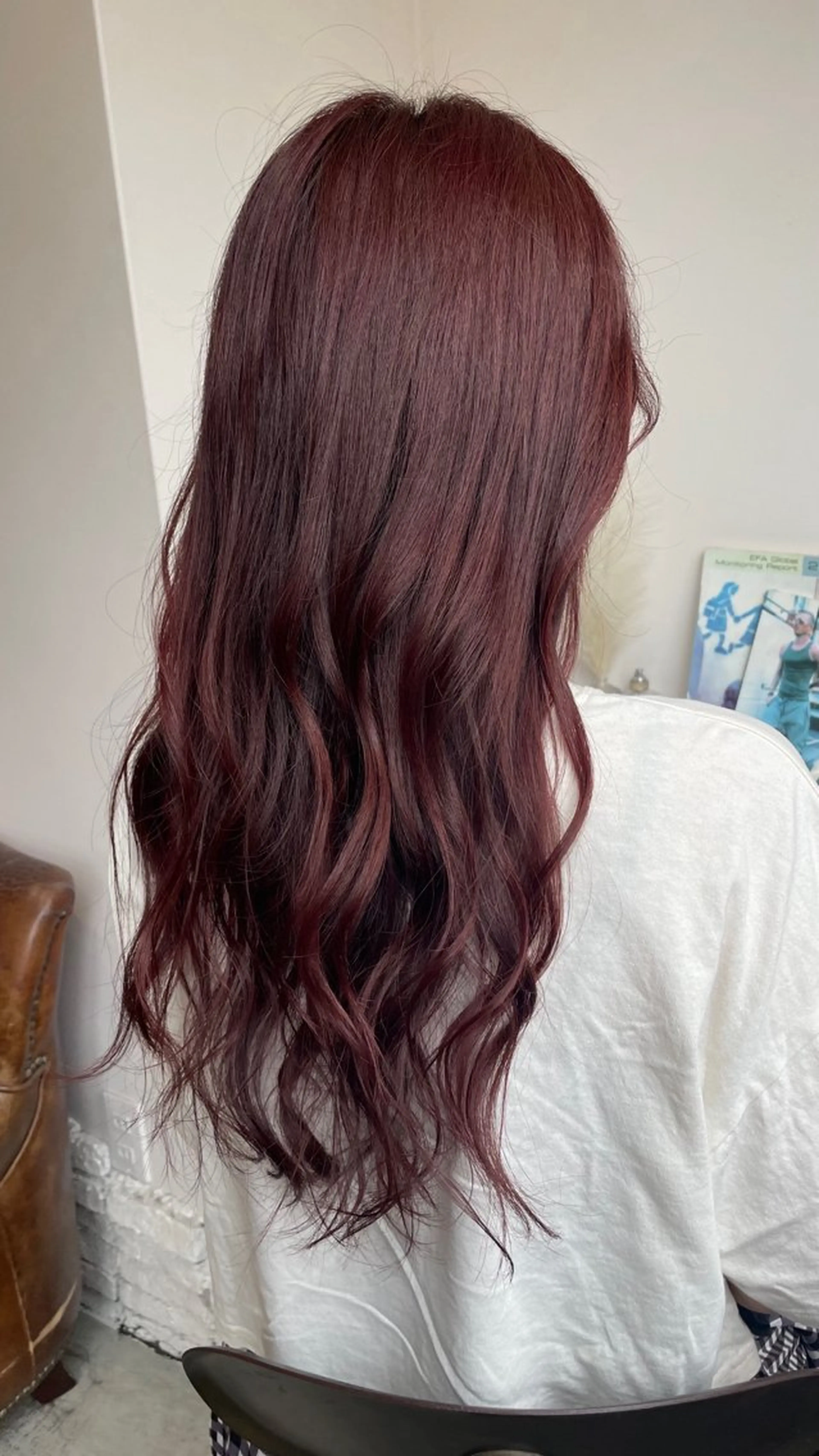 ロング カラー ブリーチ ブリーチなしカラー ★透明感カラー★ ayaka🌹のヘアスタイル