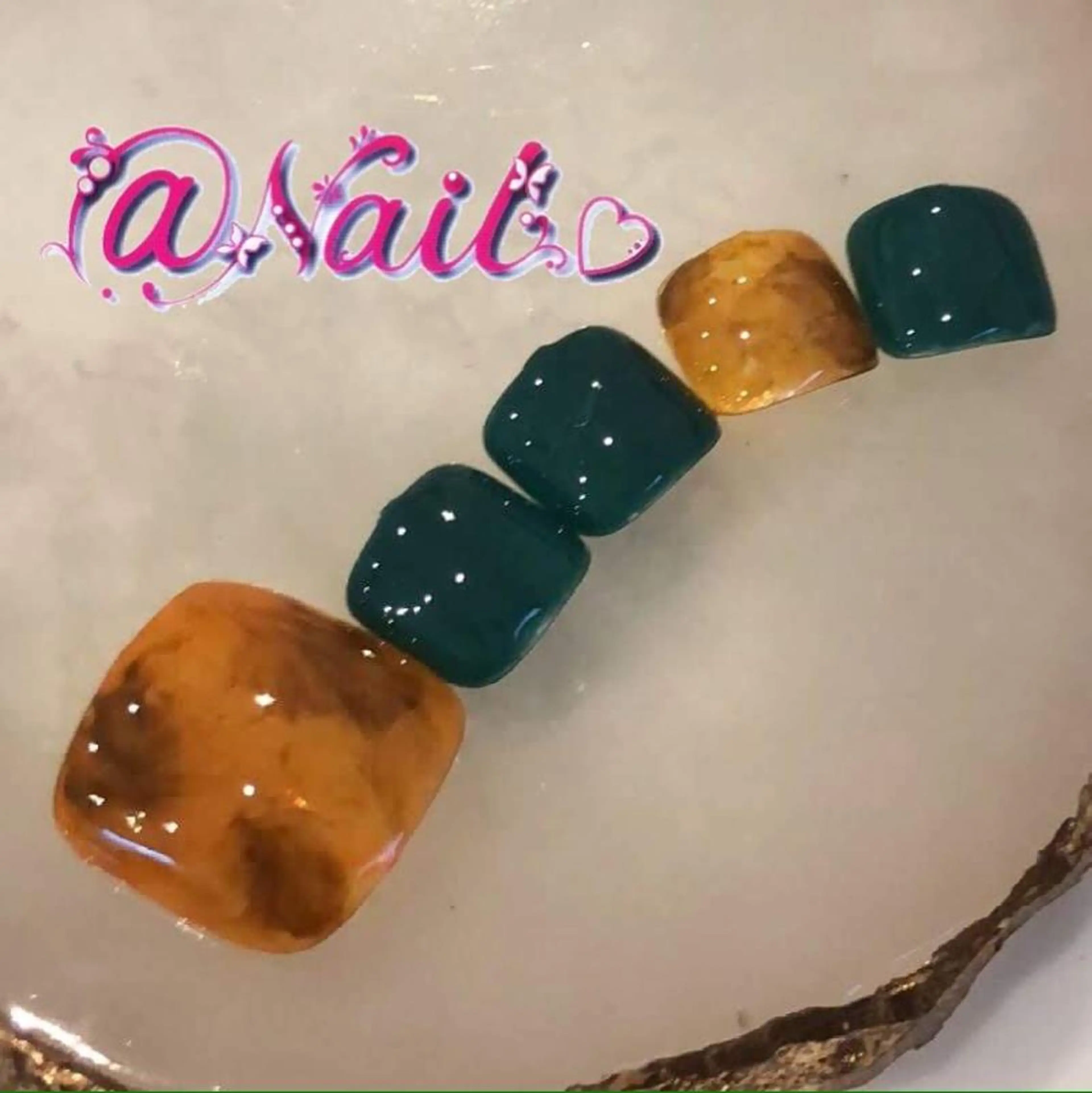 ネイル ネイルチップ 小尾 栞のネイルデザイン