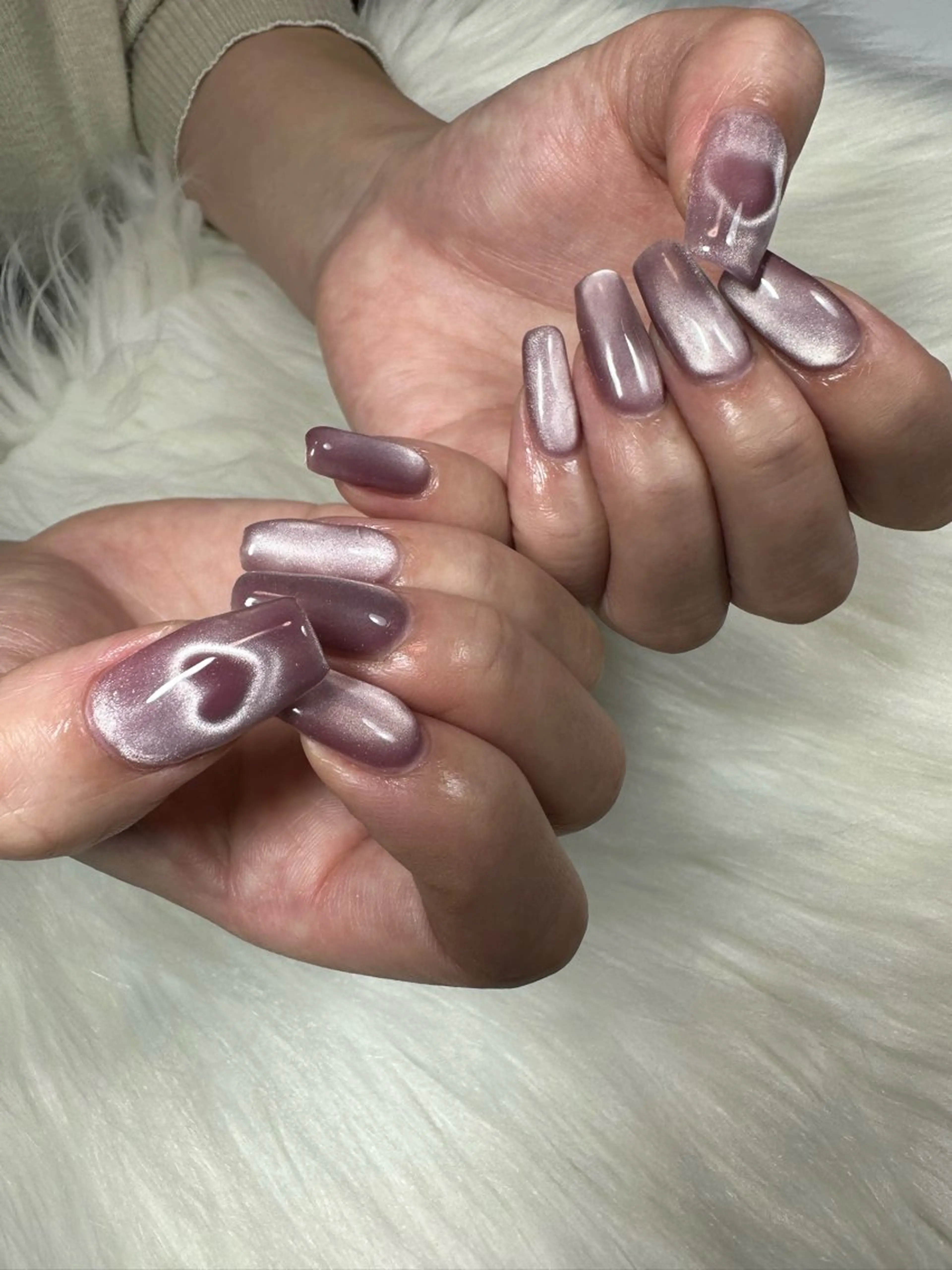 ネイル ハート マグネットネイル ハンドネイル 松山 美由紀のネイルデザイン