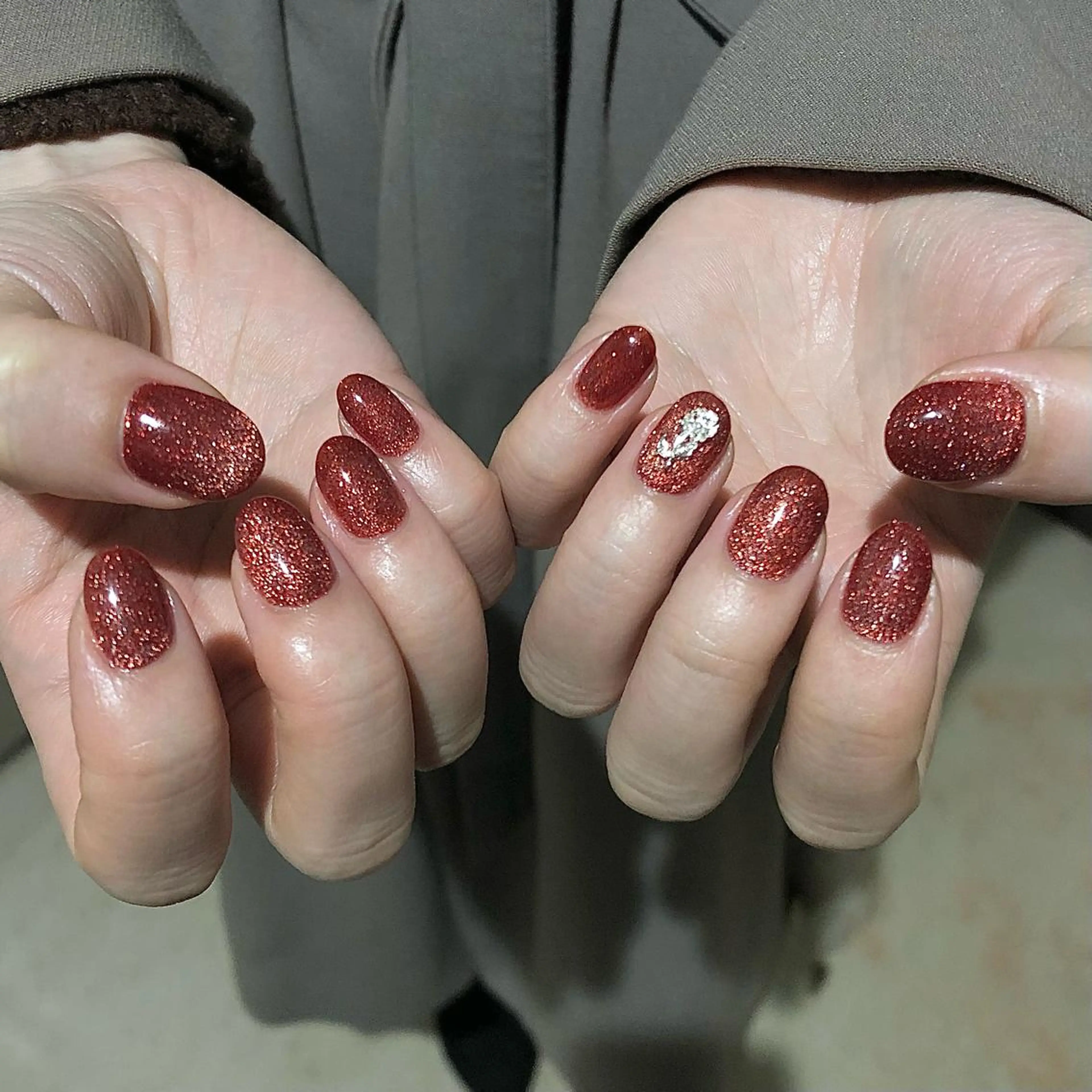 ネイル パラあり！フィルイン 美フォルムのネイルデザイン