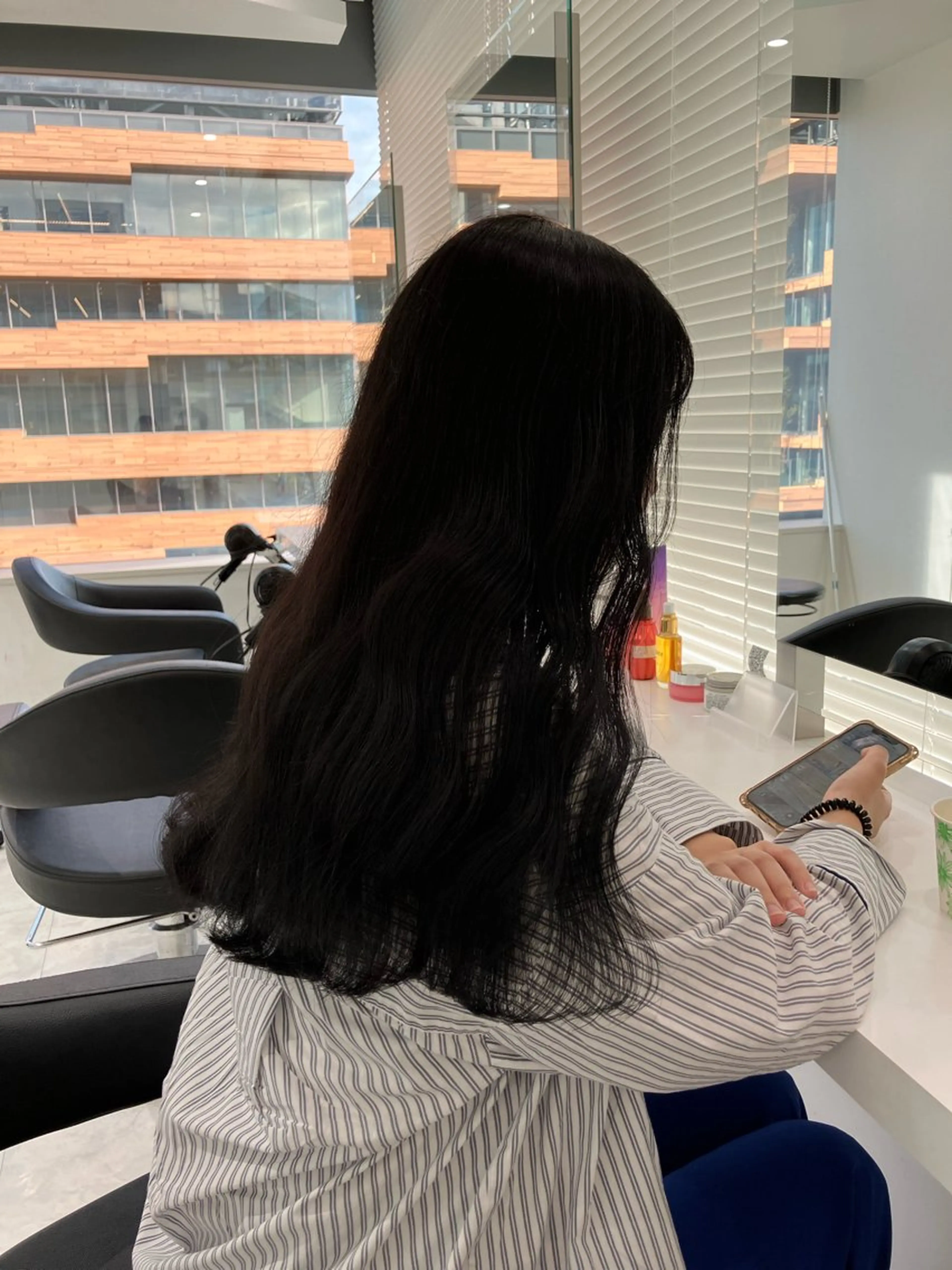 ロング カラー ヘアアレンジ 💓ブリーチ特化 透明感💓あい💓のヘアスタイル