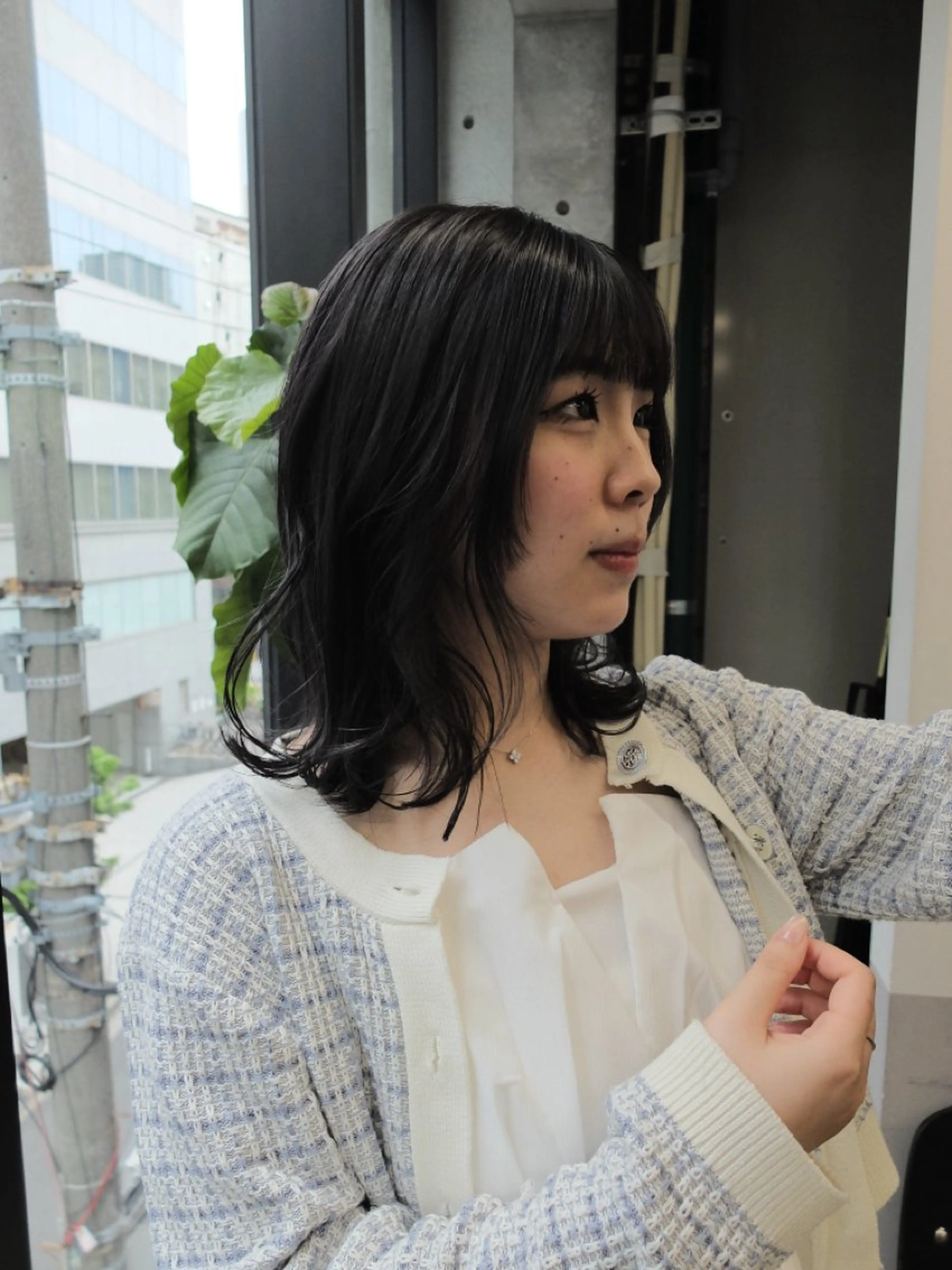 ミディアム カラー ヘアカラー ダブルカラー/ ケアブリーチ/クニトのヘアスタイル