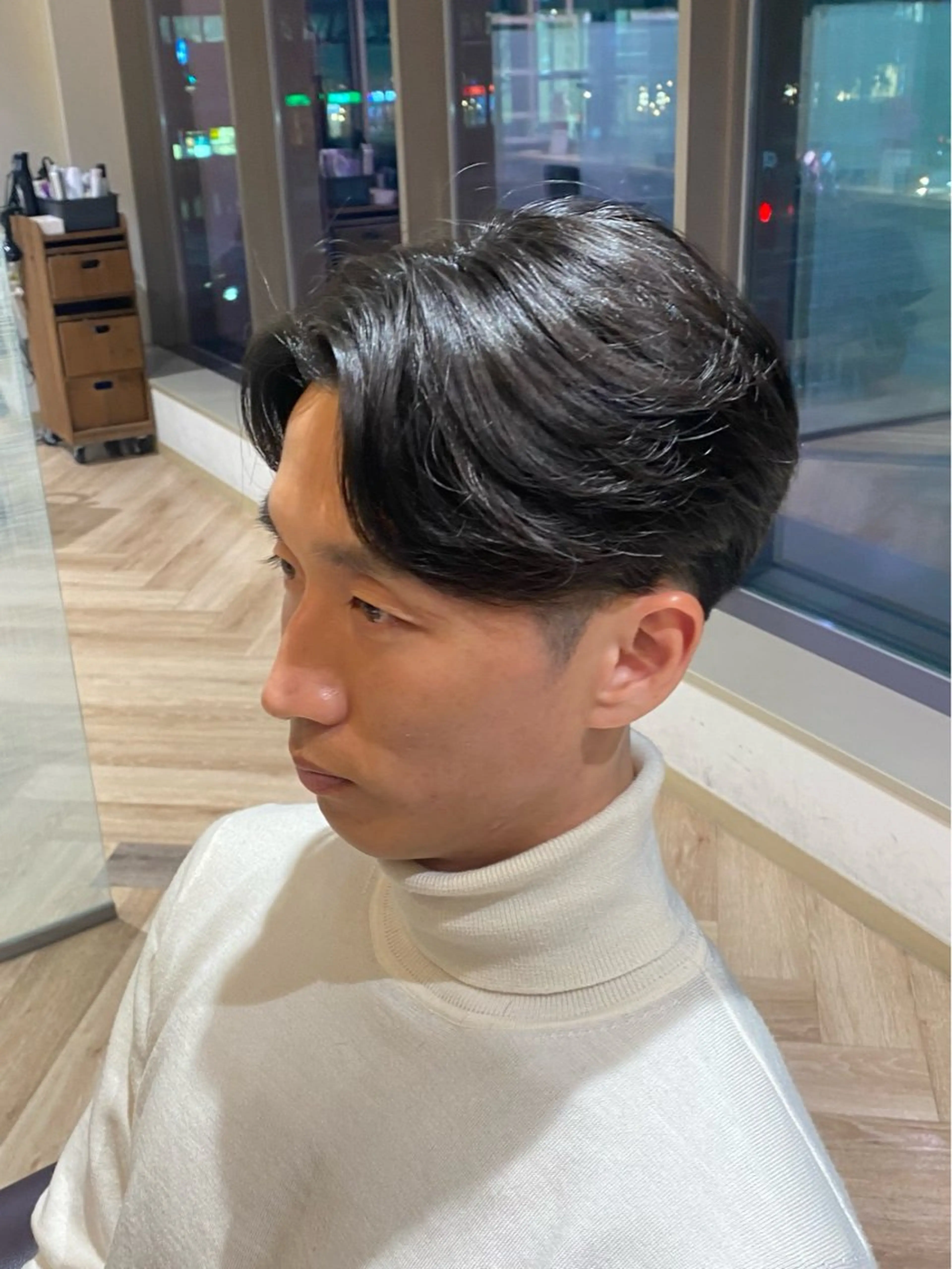 メンズ メンズ特化/フェザー /パーマ/伊勢元のヘアスタイル