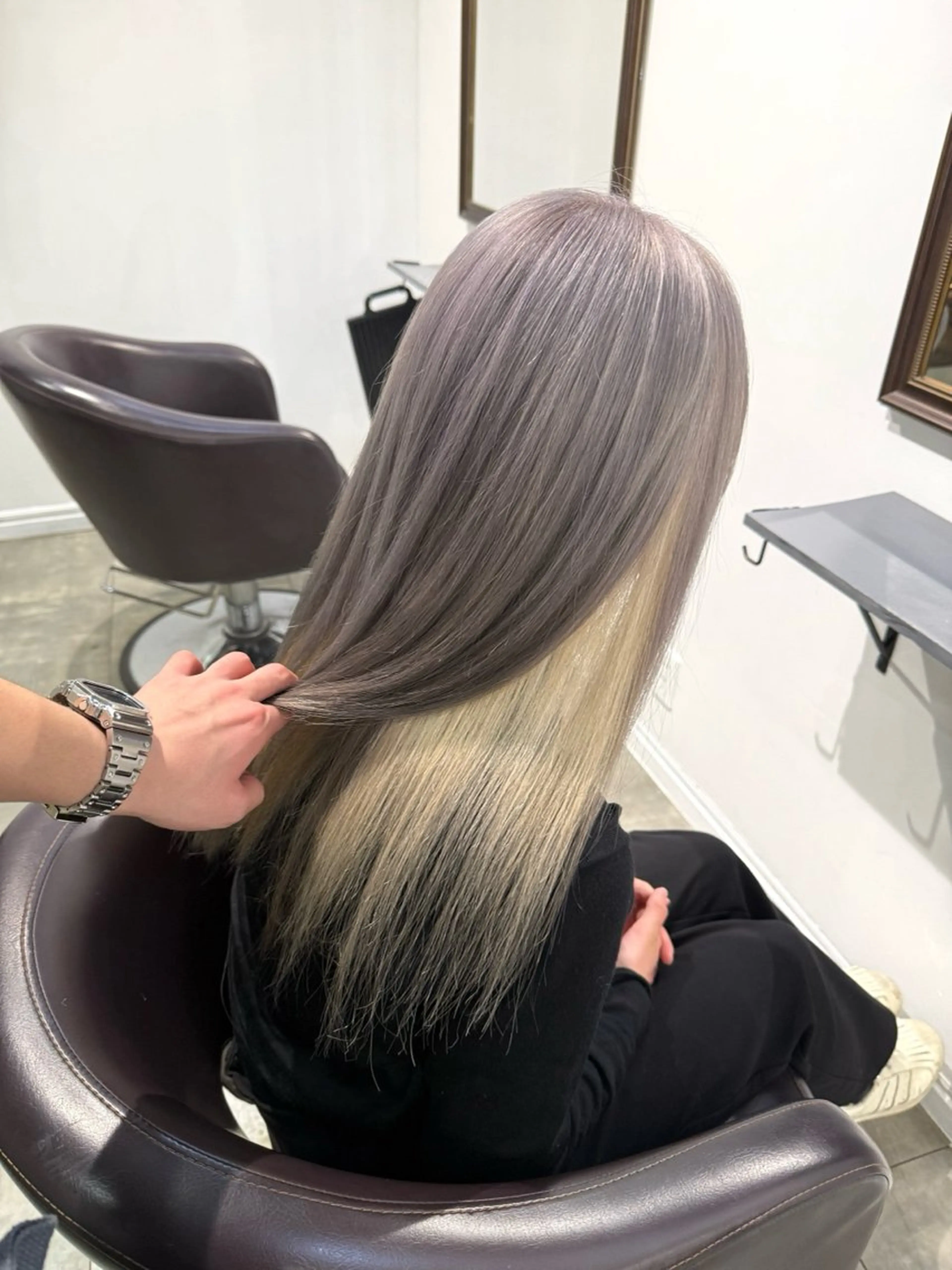 カラー ハイトーン✨髪質 改善🫧RYOのヘアスタイル