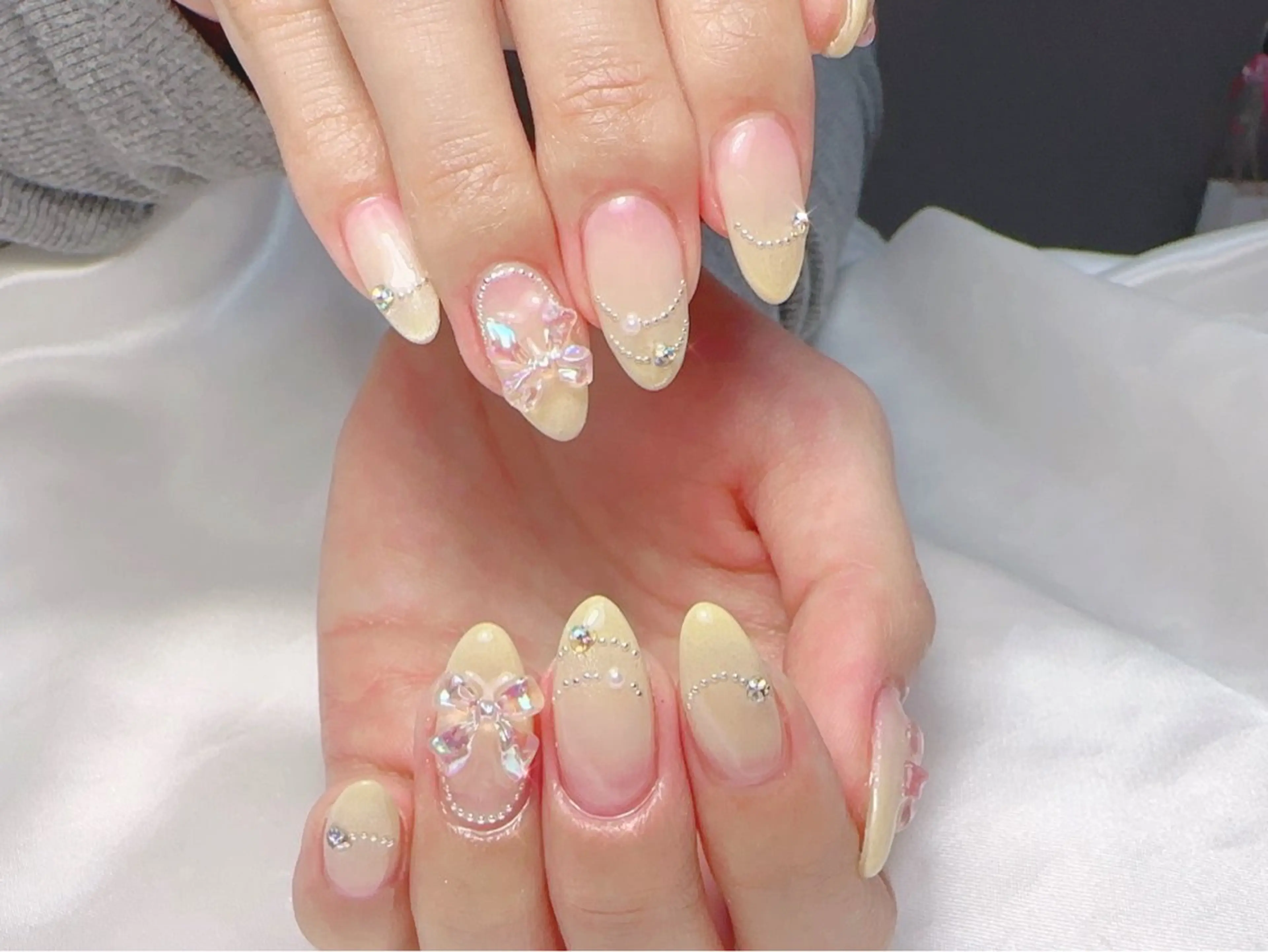 ネイル ハンドネイル Cherie PINKのネイルデザイン